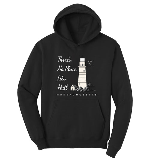 There's No Place Like Hull – Adult Fleece Hoodie - Hull, MA