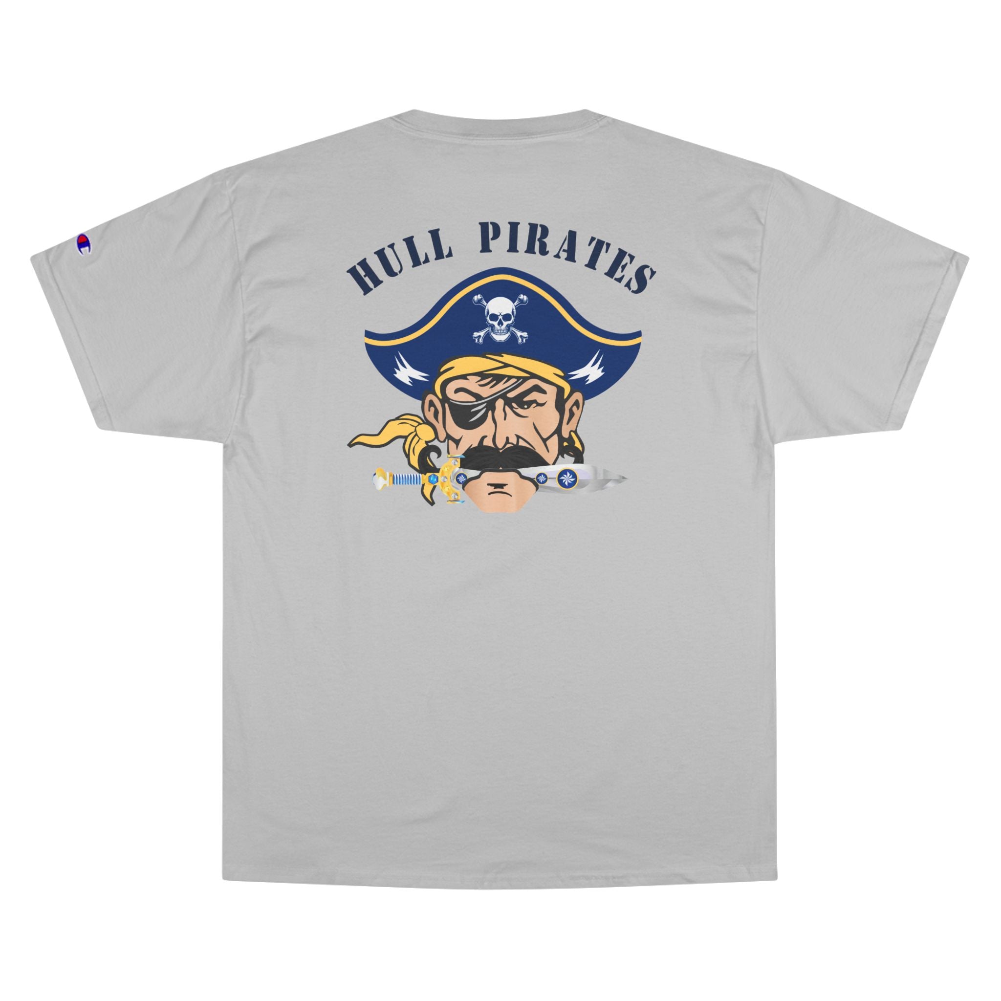 Hull High School - Hull Pirates – Champion Adult Cotton T‑Shirt