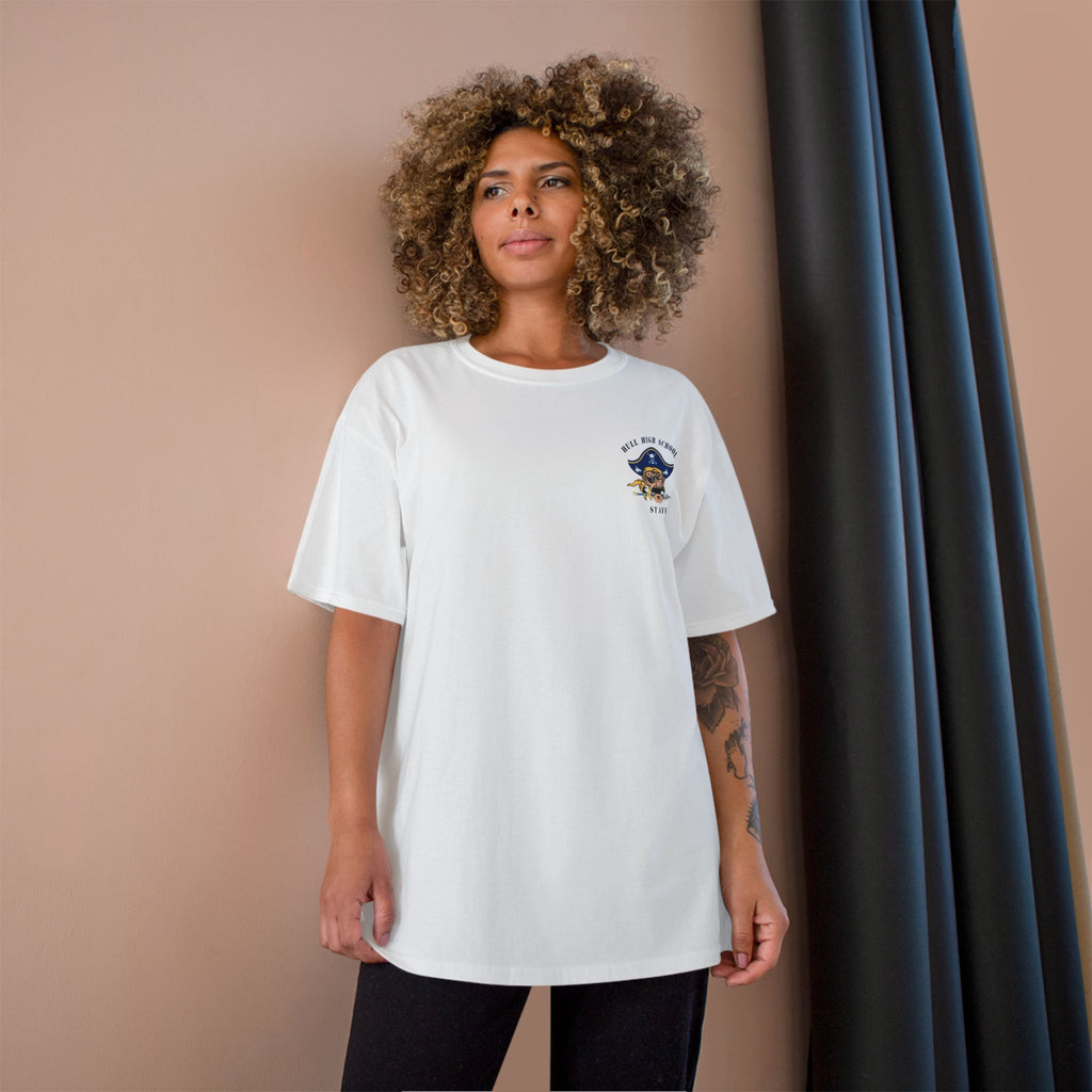 Hull High School - Hull Pirates – Champion Adult Cotton T‑Shirt