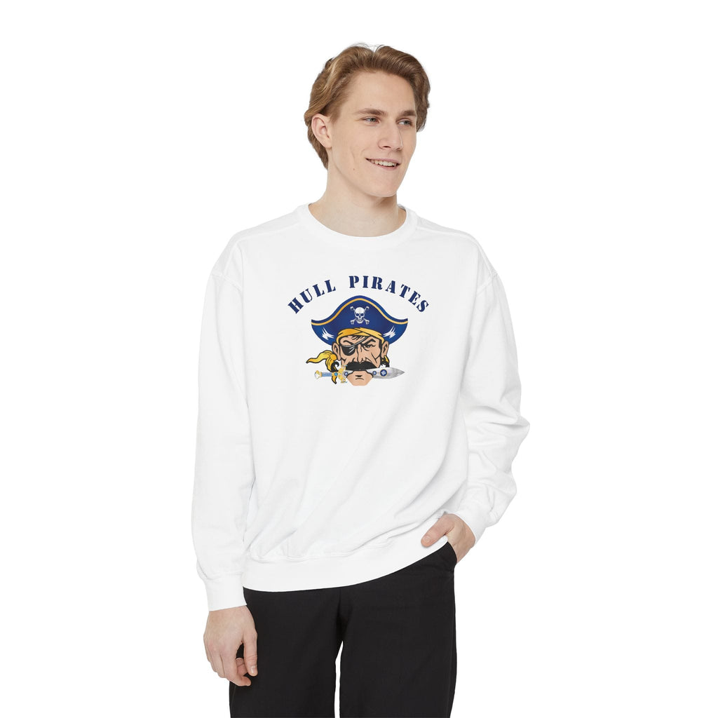Hull Pirates - Adult Garment Dyed Sweatshirt - Comfort Colors Brand