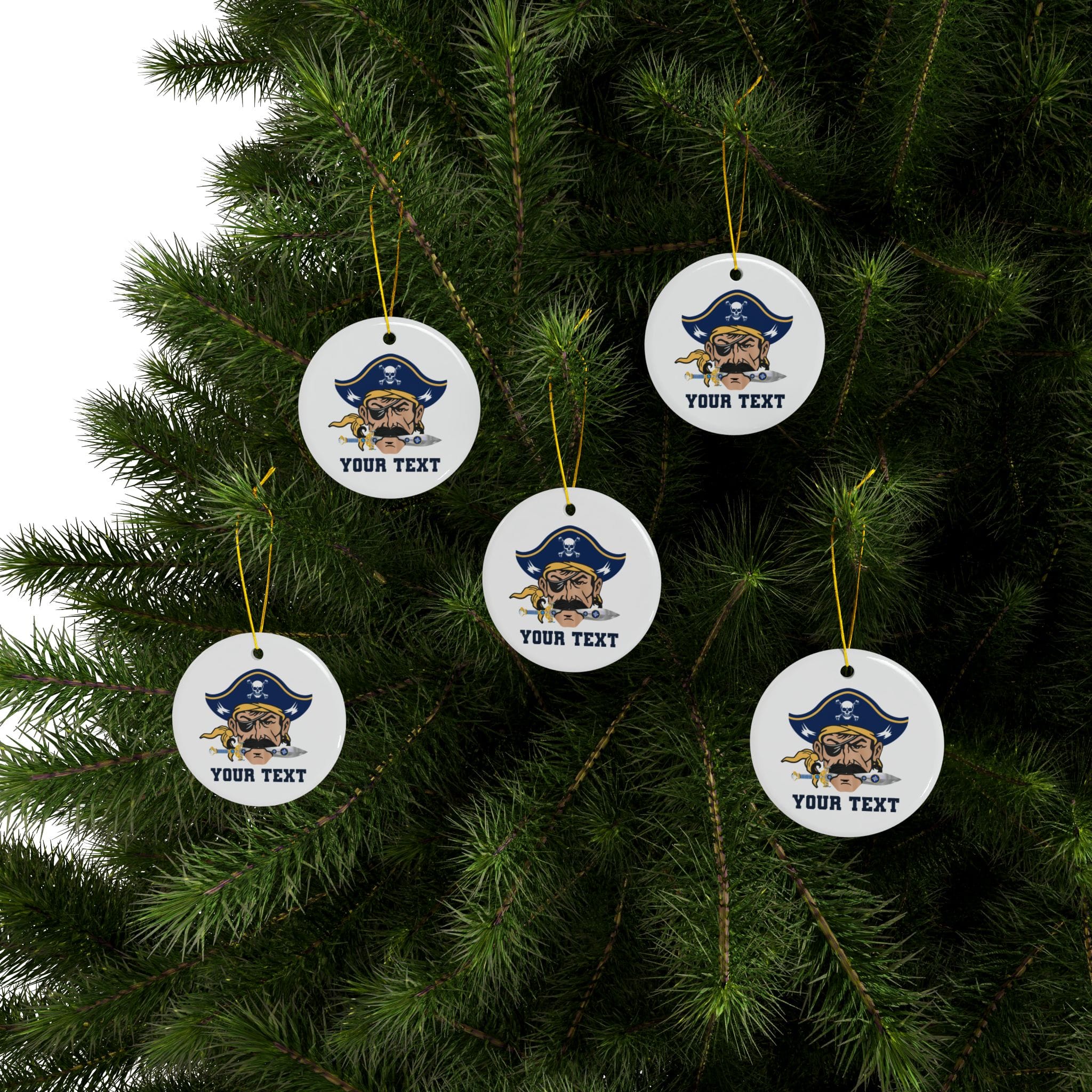 Hull Pirates - Ceramic Ornament (2 Sided), Personalized