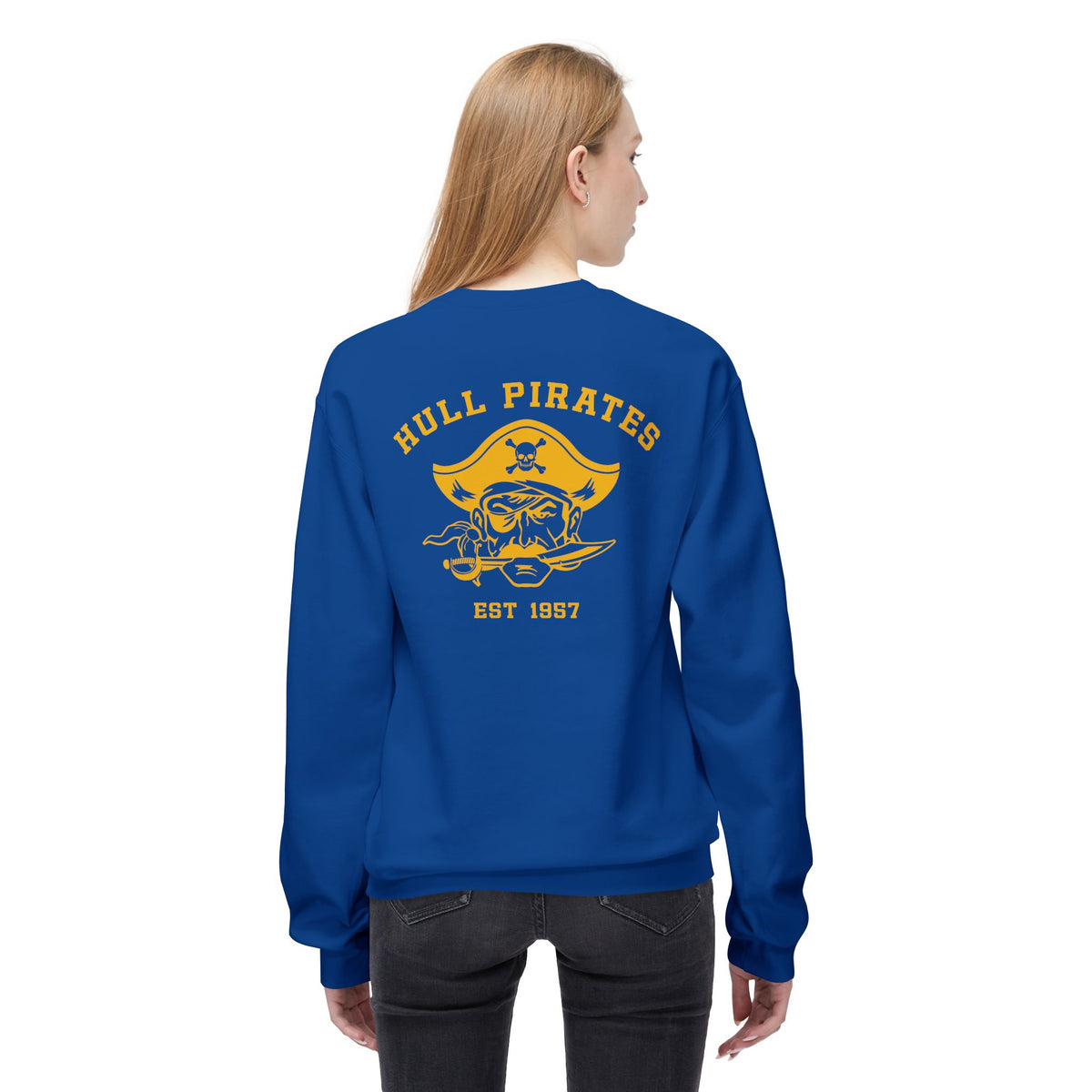 Hull High School - Hull Pirates - Adult Crewneck Sweatshirt