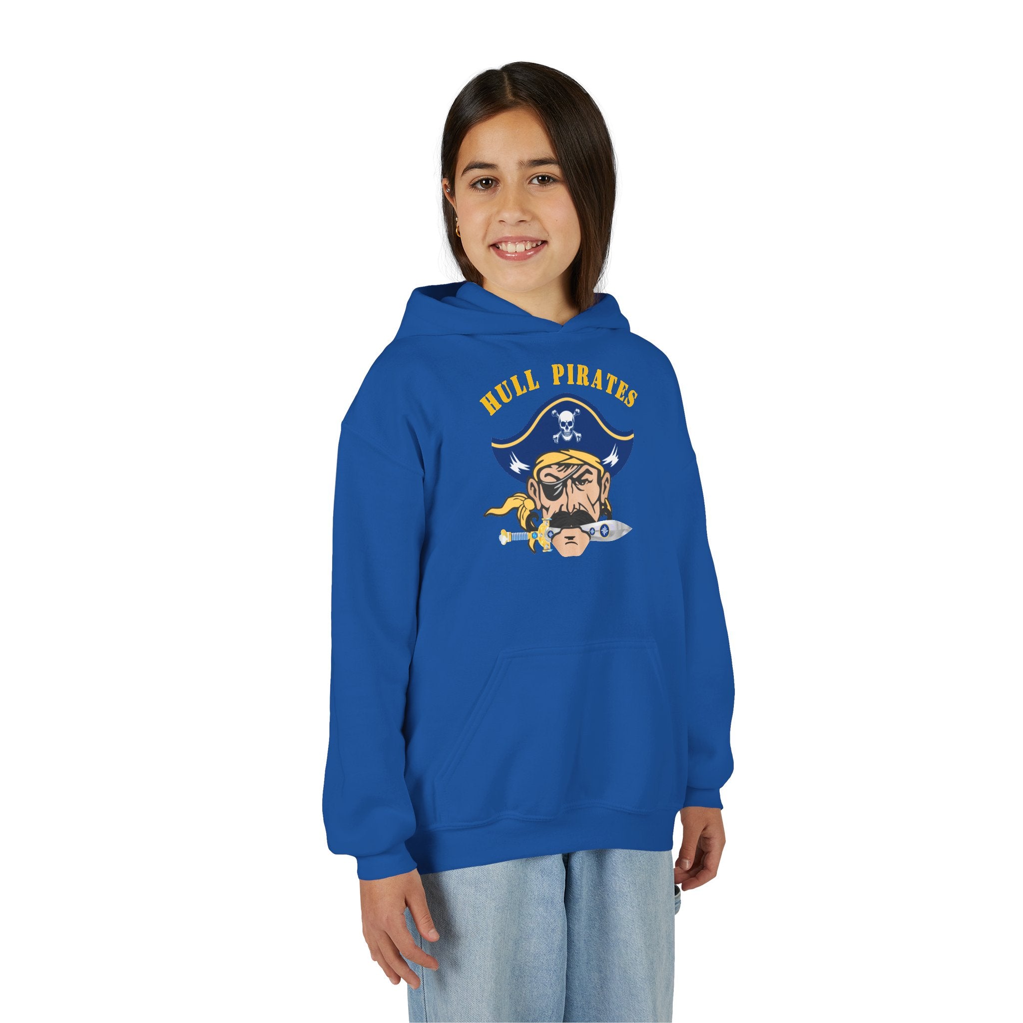 Hull Pirates - Kids Fleece Pullover Hoodie, Name/Number Personalization