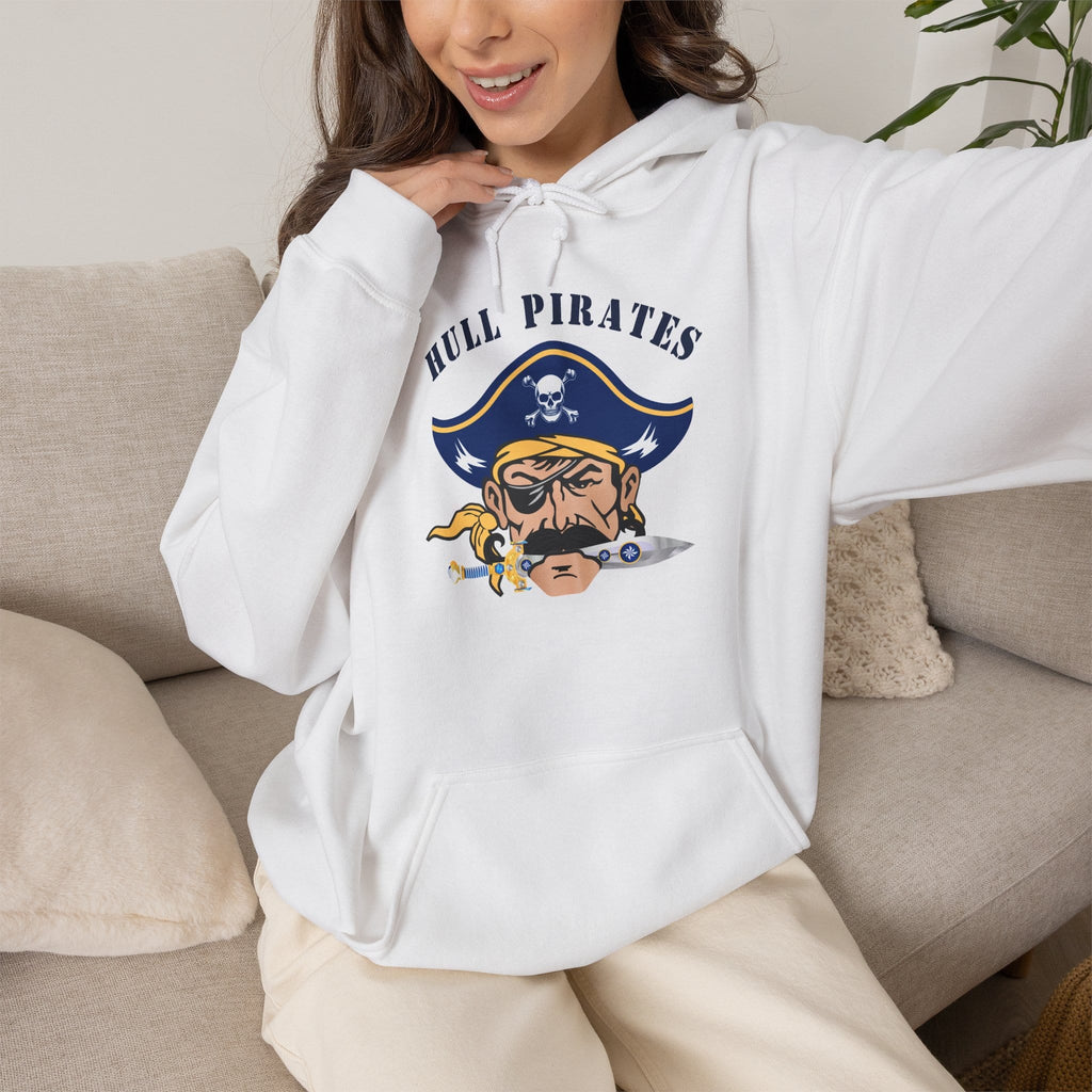Hull Pirates - Adult Fleece Pullover Hoodie, Optional Name/Number Personalization