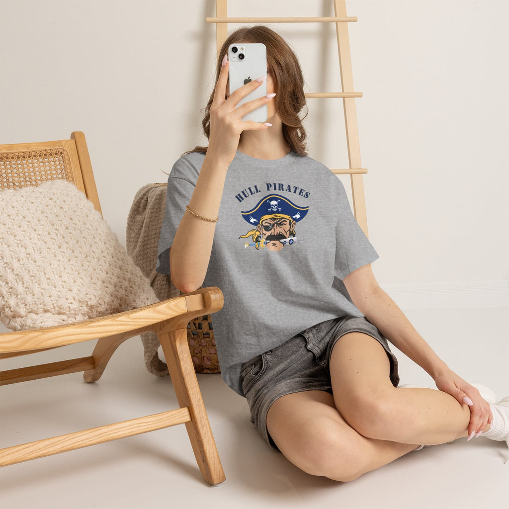 Hull Pirates - Adult Cotton T-Shirt, Optional Name/Number Personalization