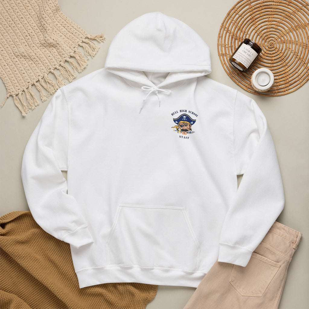 Hull High School - Hull Pirates - Adult Fleece Pullover Hoodie