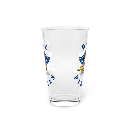 Hull Pirates 16oz Pint Glass - Perfect for Game Day Cheers!