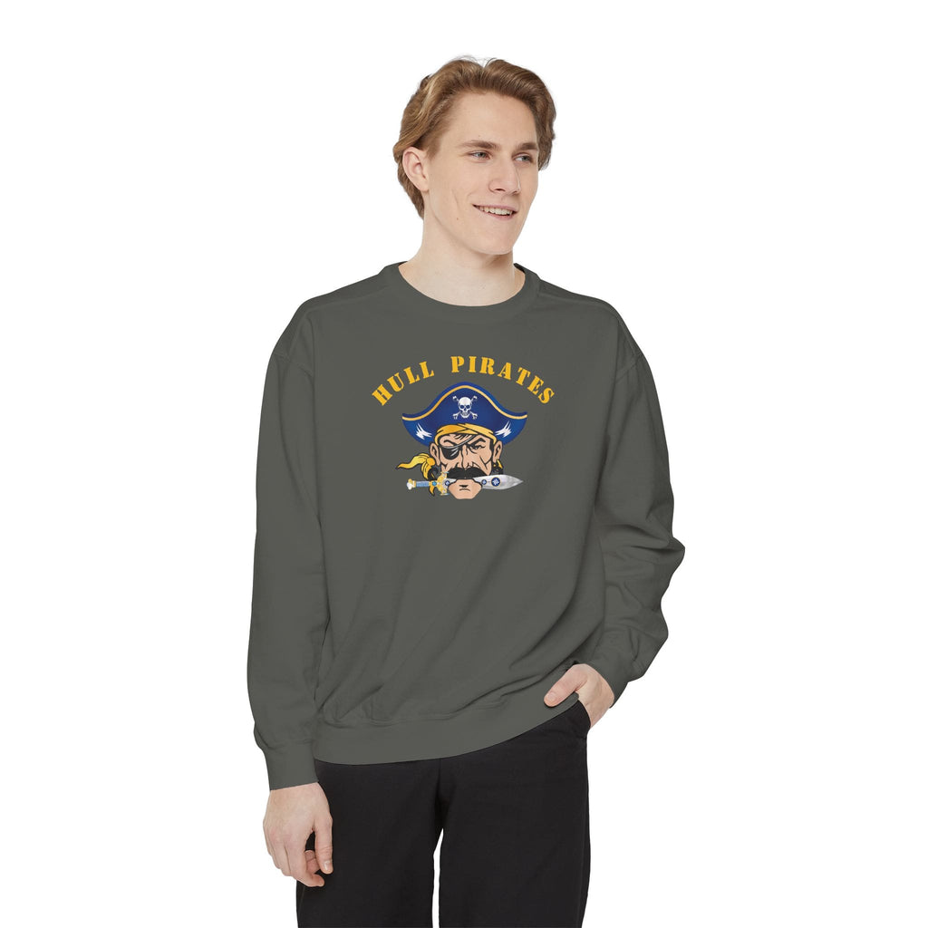 Hull Pirates - Adult Garment Dyed Sweatshirt - Comfort Colors Brand