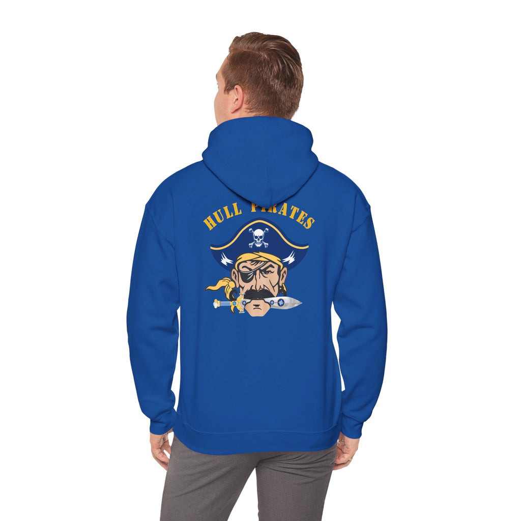Hull High School - Hull Pirates - Adult Fleece Pullover Hoodie