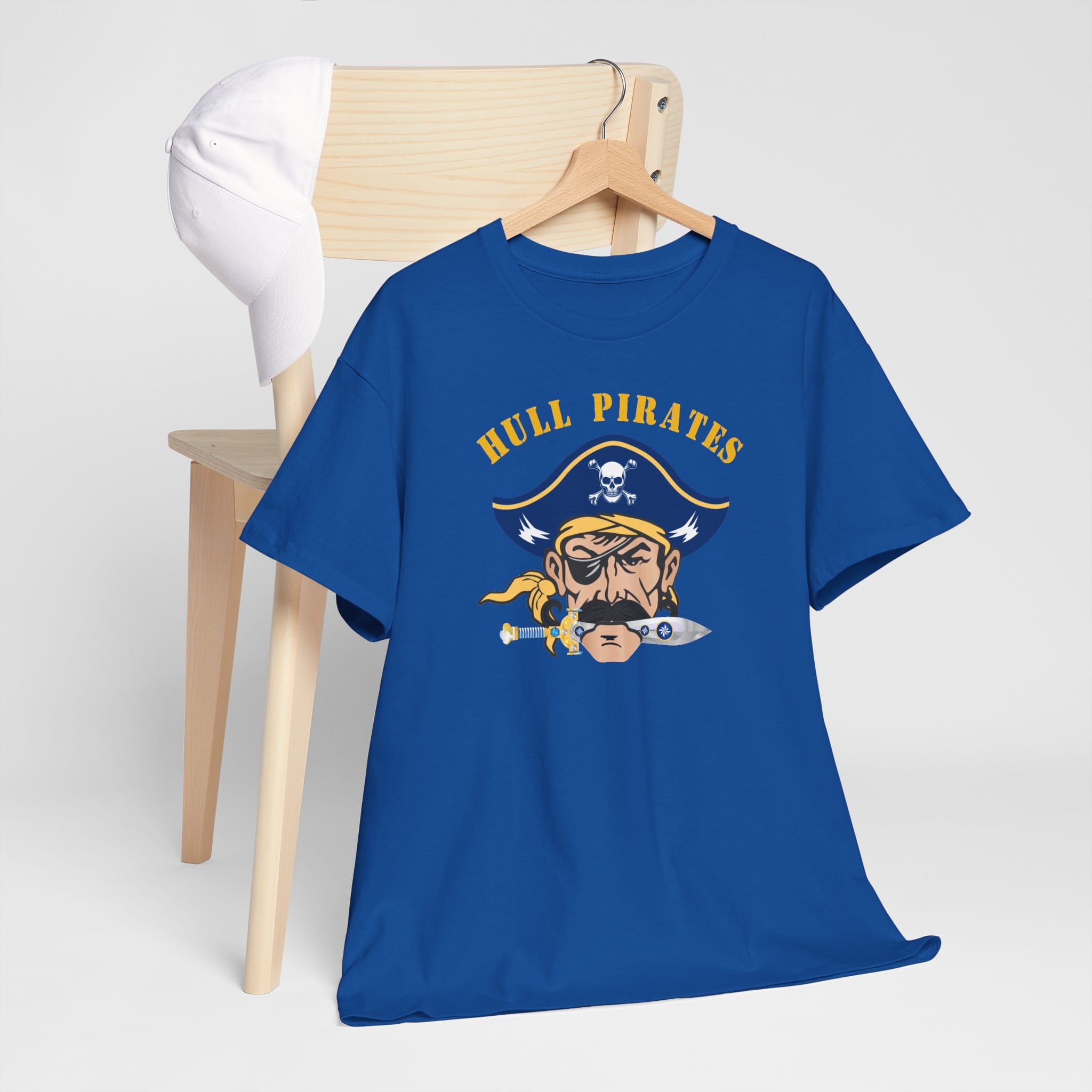 Hull Pirates - Adult Cotton T-Shirt, Optional Name/Number Personalization
