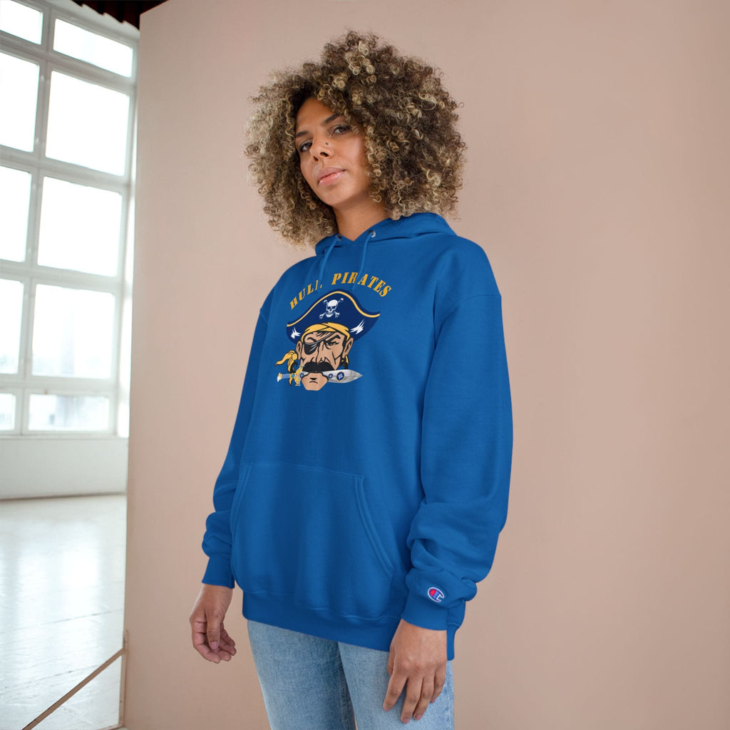 Hull Pirates - Champion Adult Fleece Pullover Hoodie, Optional Name/Number Personalization