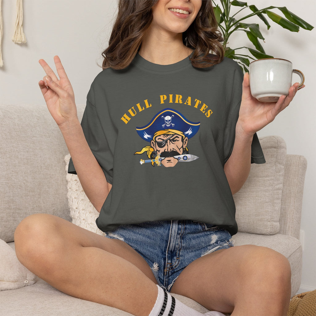 Hull Pirates - Adult Cotton T-Shirt - Comfort Colors Brand