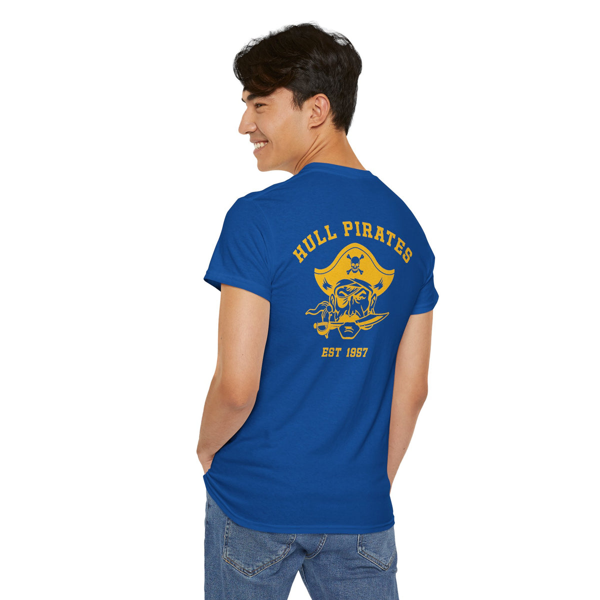 Vintage Hull Pirates - Adult Cotton T-Shirt