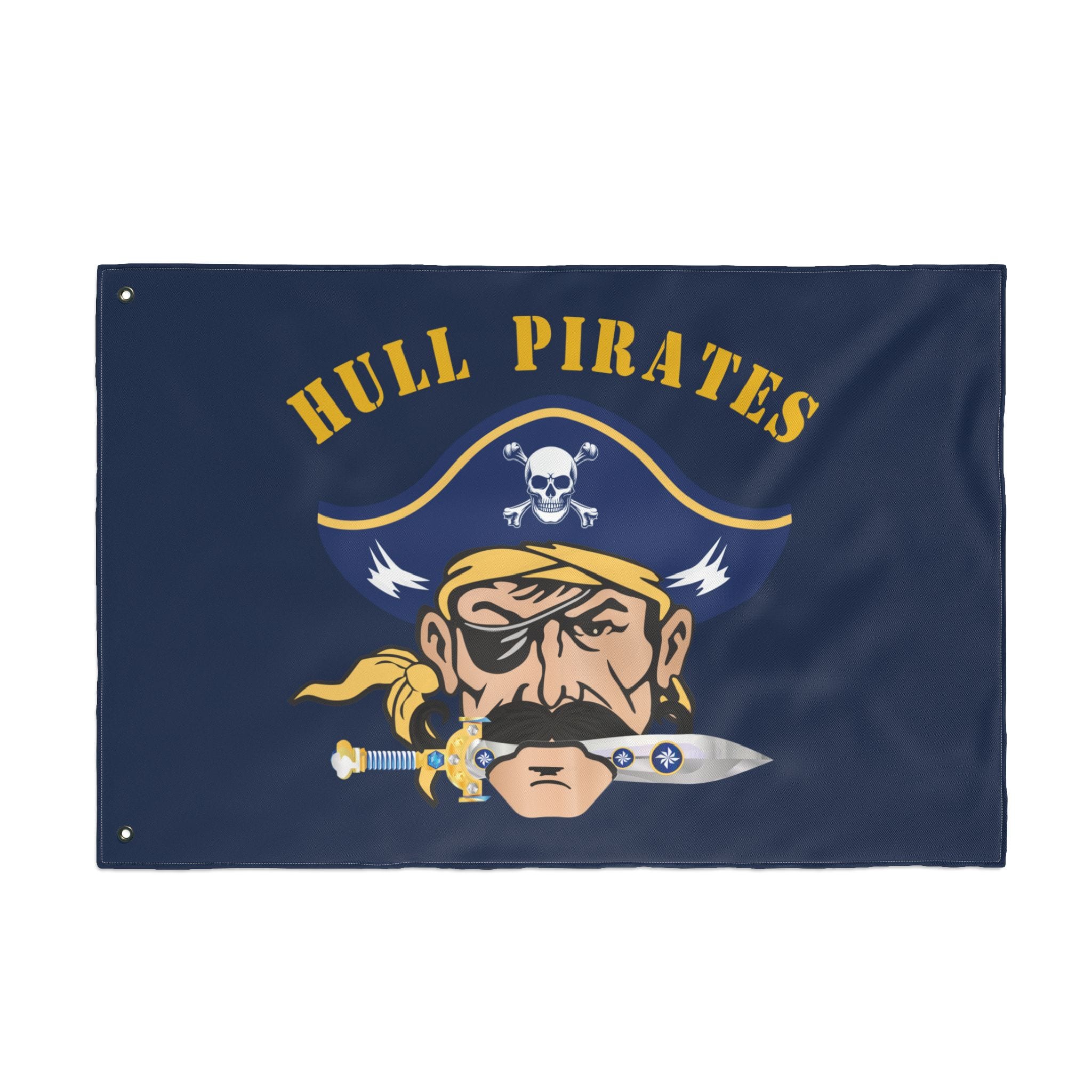 Hull Pirates Double-Sided Outdoor Flag