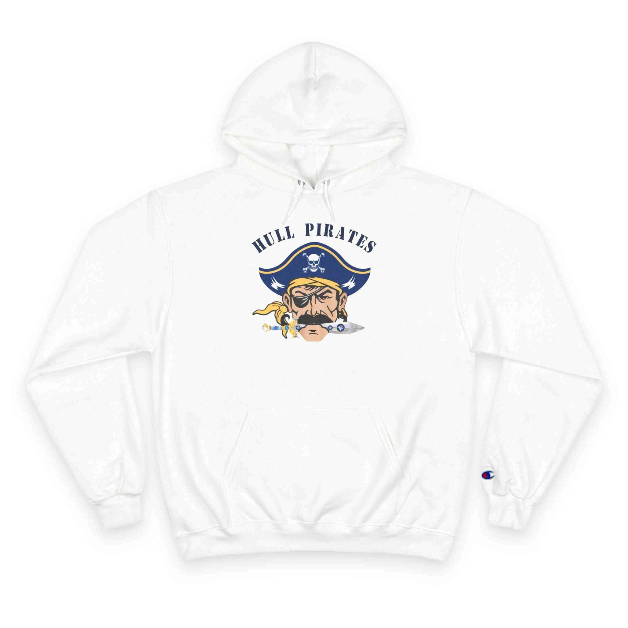 Hull Pirates - Champion Adult Fleece Pullover Hoodie, Optional Name/Number Personalization