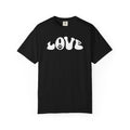 LOVE Paw Print - Garment Dyed Cotton T-Shirt
