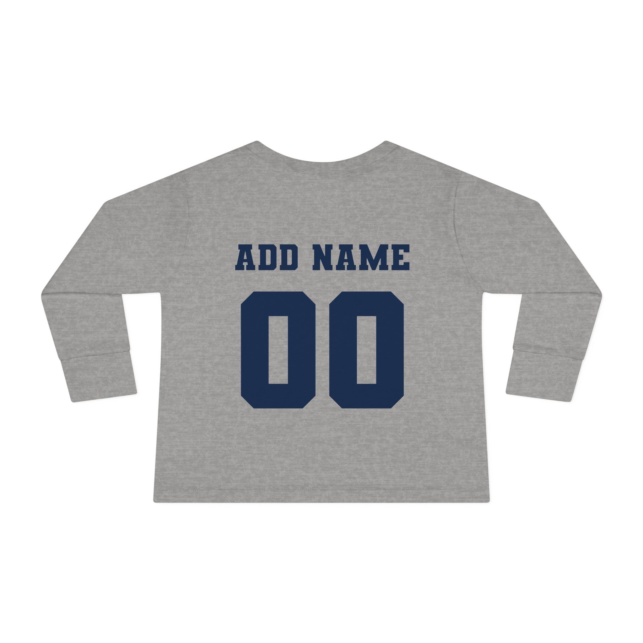 Hull Pirates - Toddler Cotton Long Sleeve T-Shirt, Name/Number Personalization