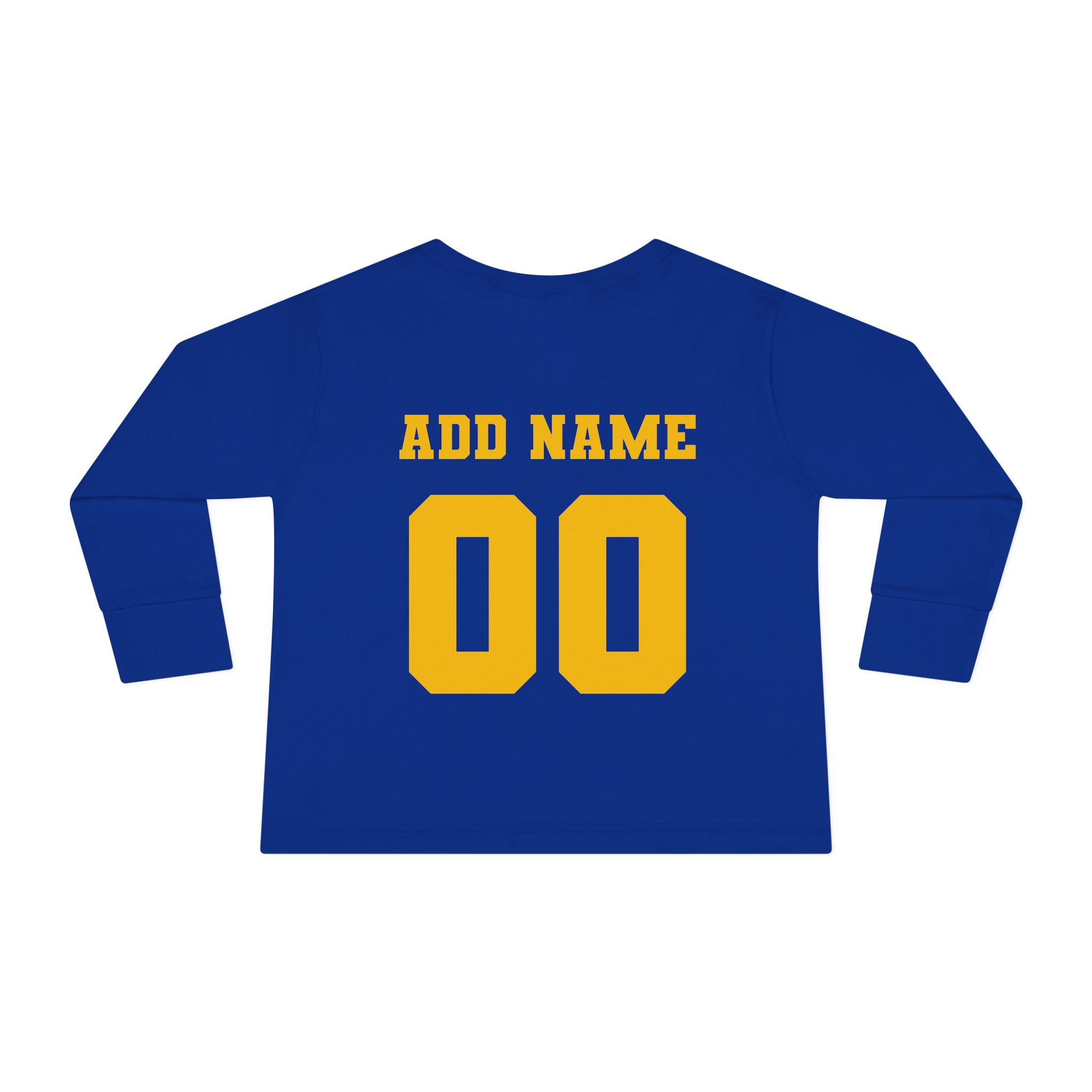 Hull Pirates - Toddler Cotton Long Sleeve T-Shirt, Name/Number Personalization