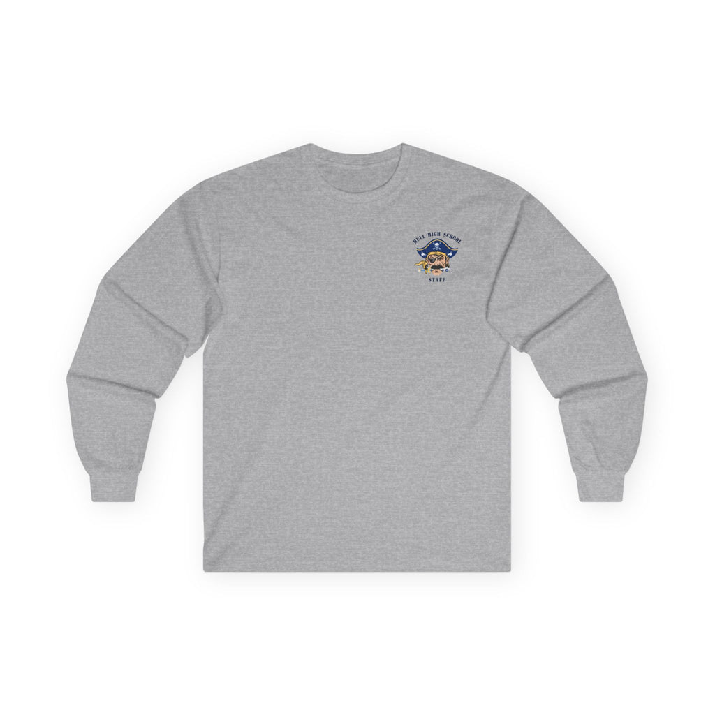 Hull High School - Adult Cotton Long Sleeve T-Shirt