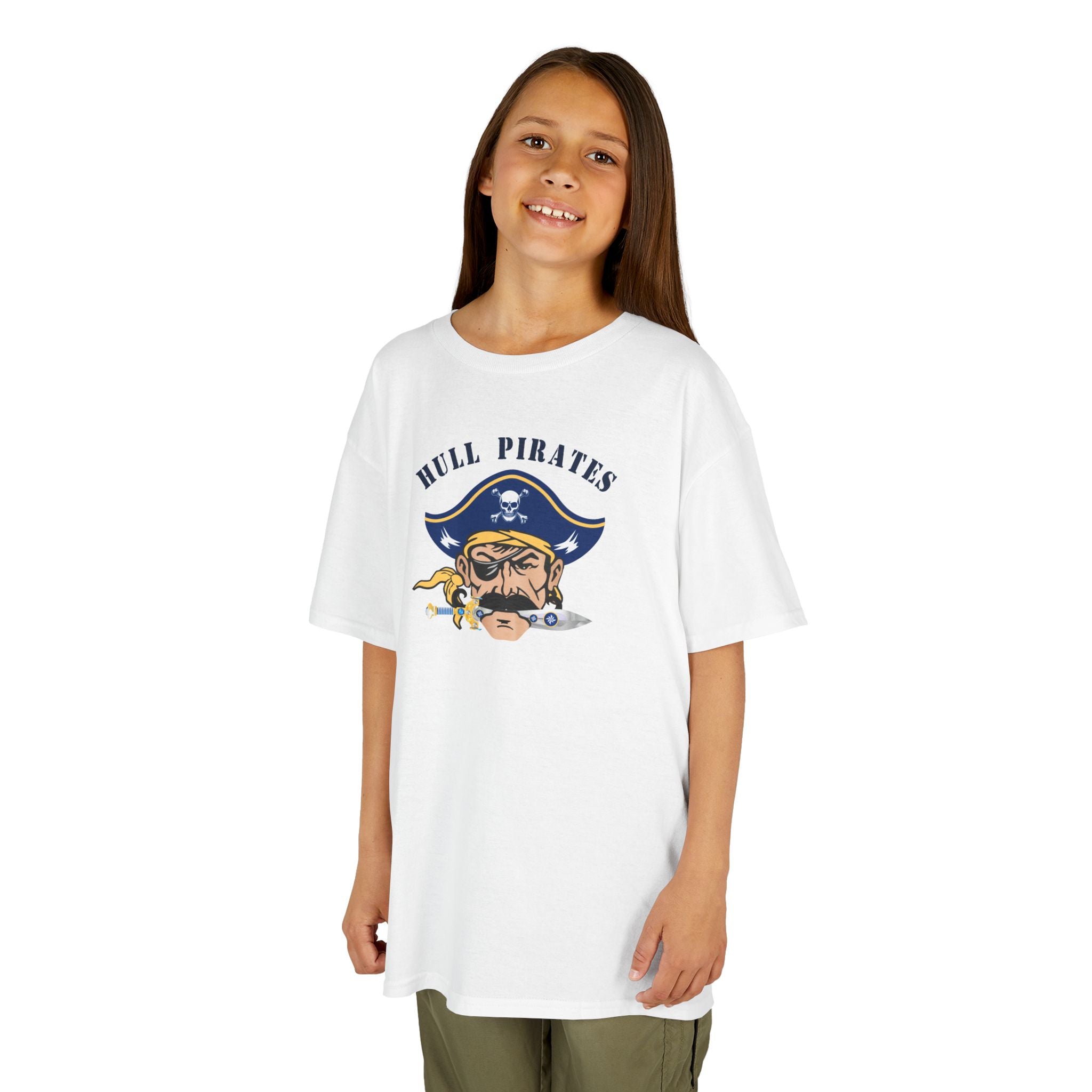 Hull Pirates - Kids Cotton Tee, Name/Number Personalization