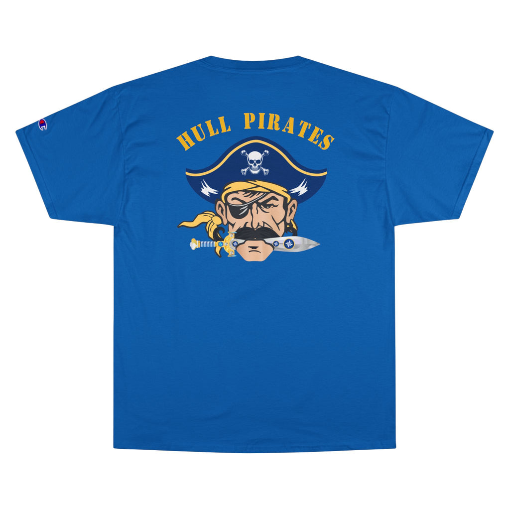 Hull High School - Hull Pirates – Champion Adult Cotton T‑Shirt
