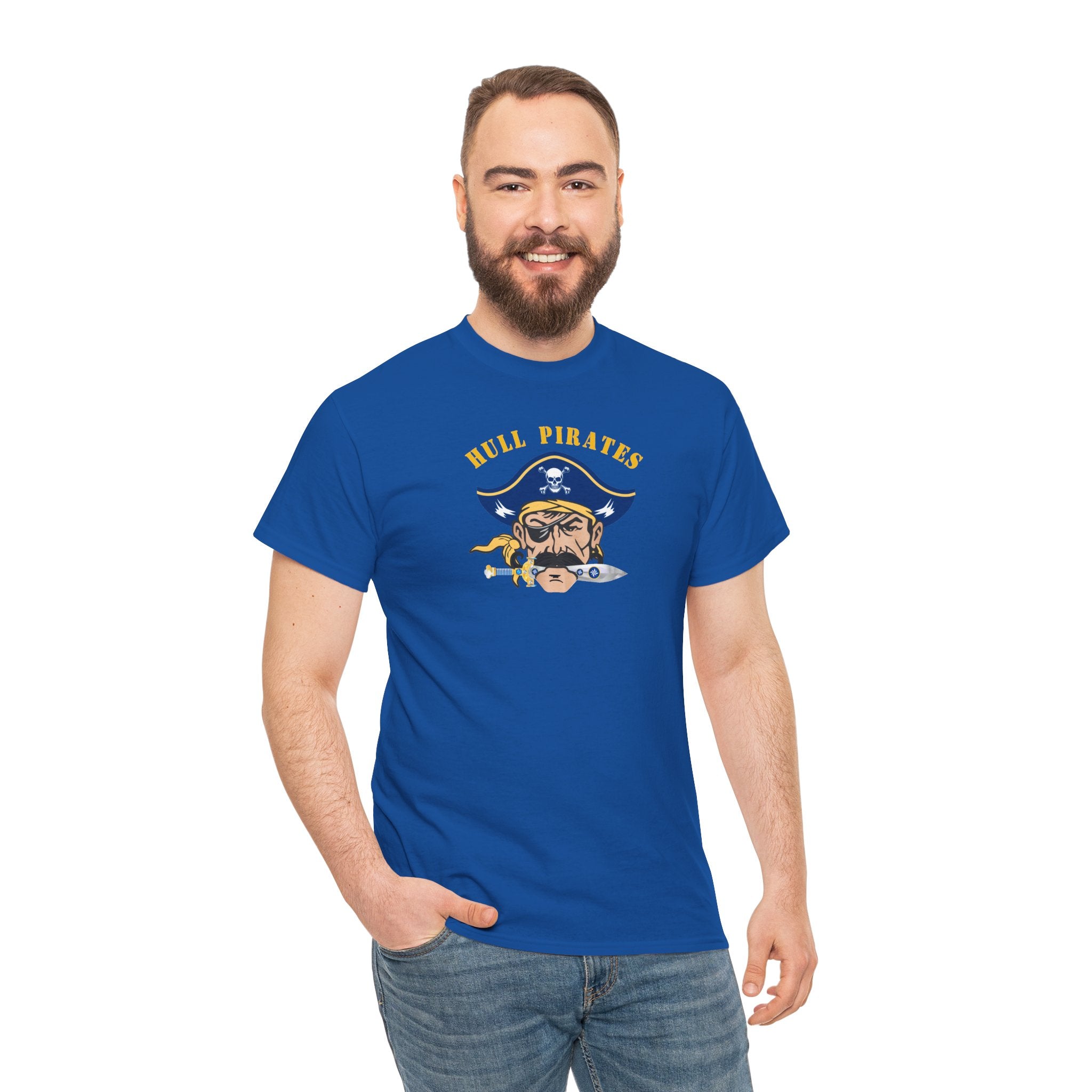Hull Pirates - Adult Cotton T-Shirt, Name/Number Personalization