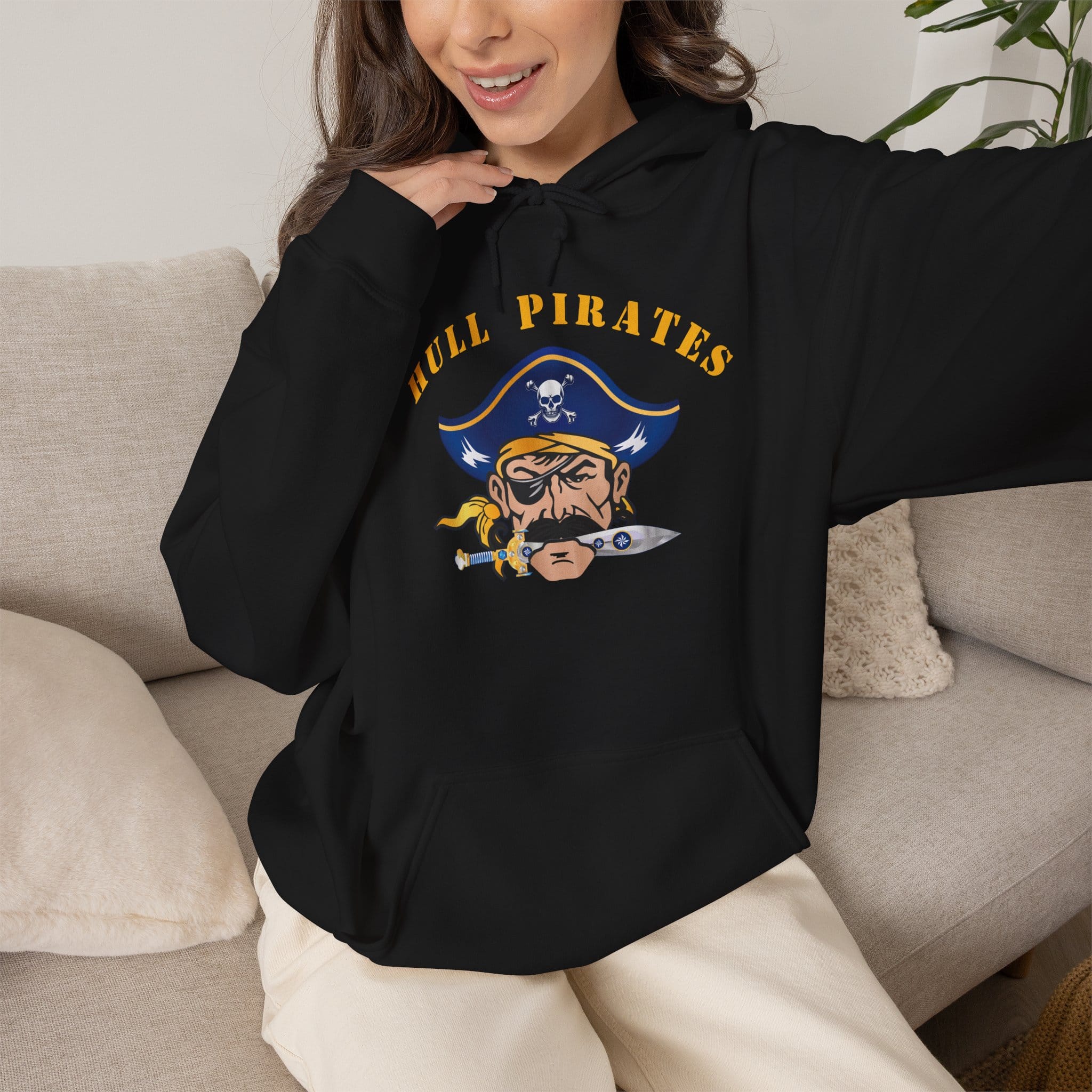 Hull Pirates - Adult Fleece Pullover Hoodie
