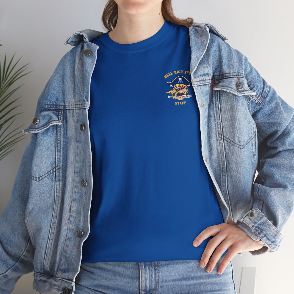 Hull High School - Hull Pirates - Adult Cotton T-Shirt