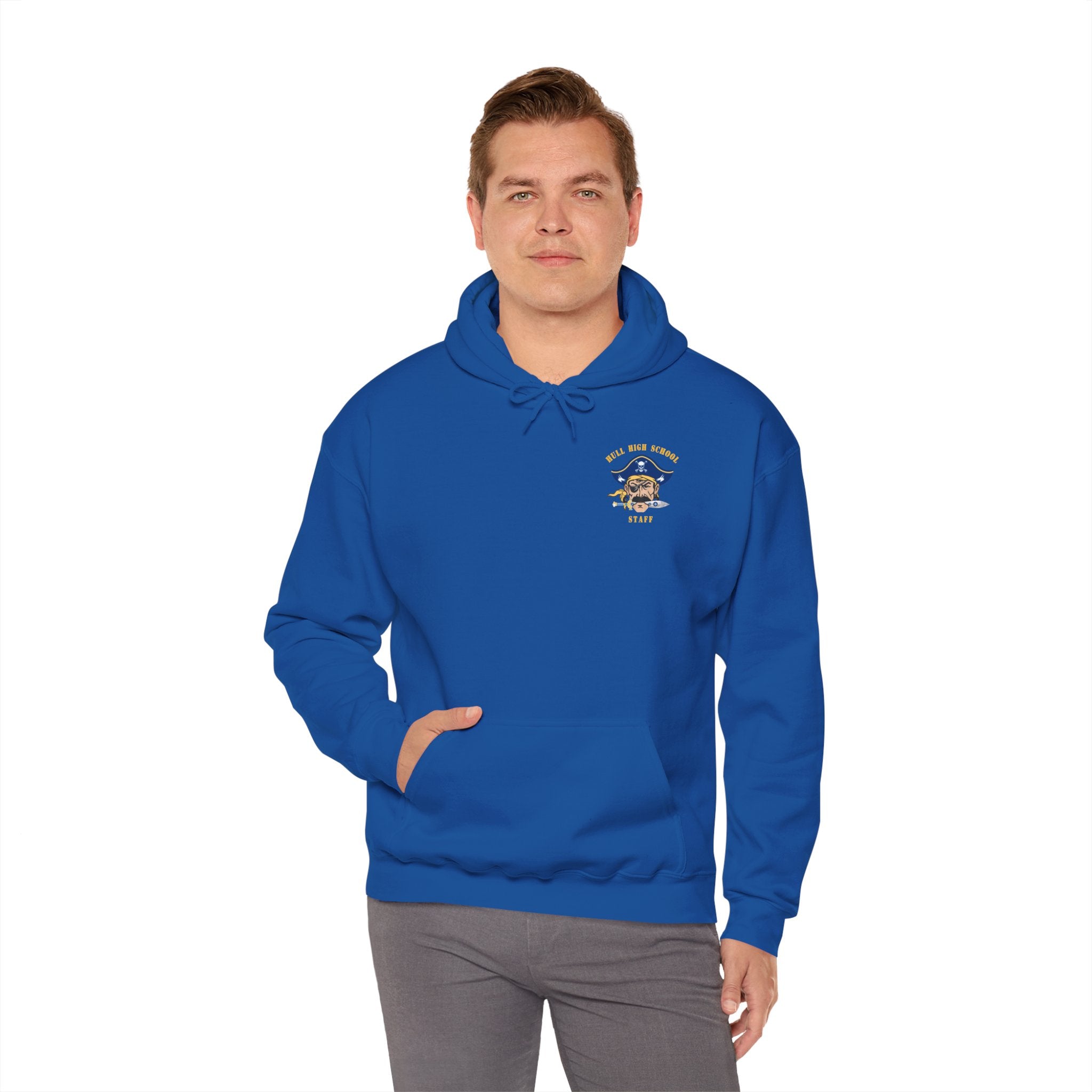 Hull High School - Hull Pirates - Adult Fleece Pullover Hoodie
