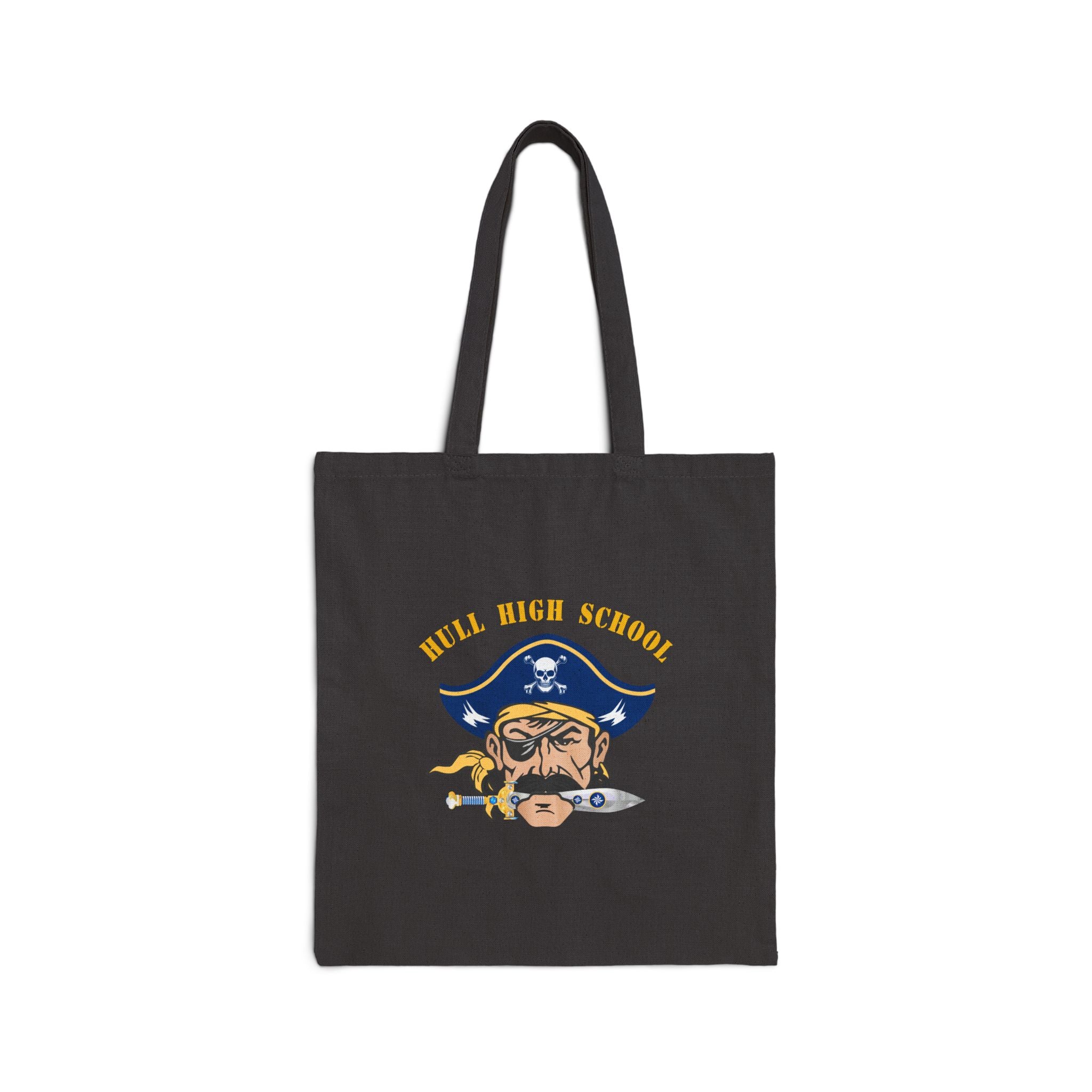Hull High School  - Hull Pirates - Cotton Tote Bag, (2 Sided Print)