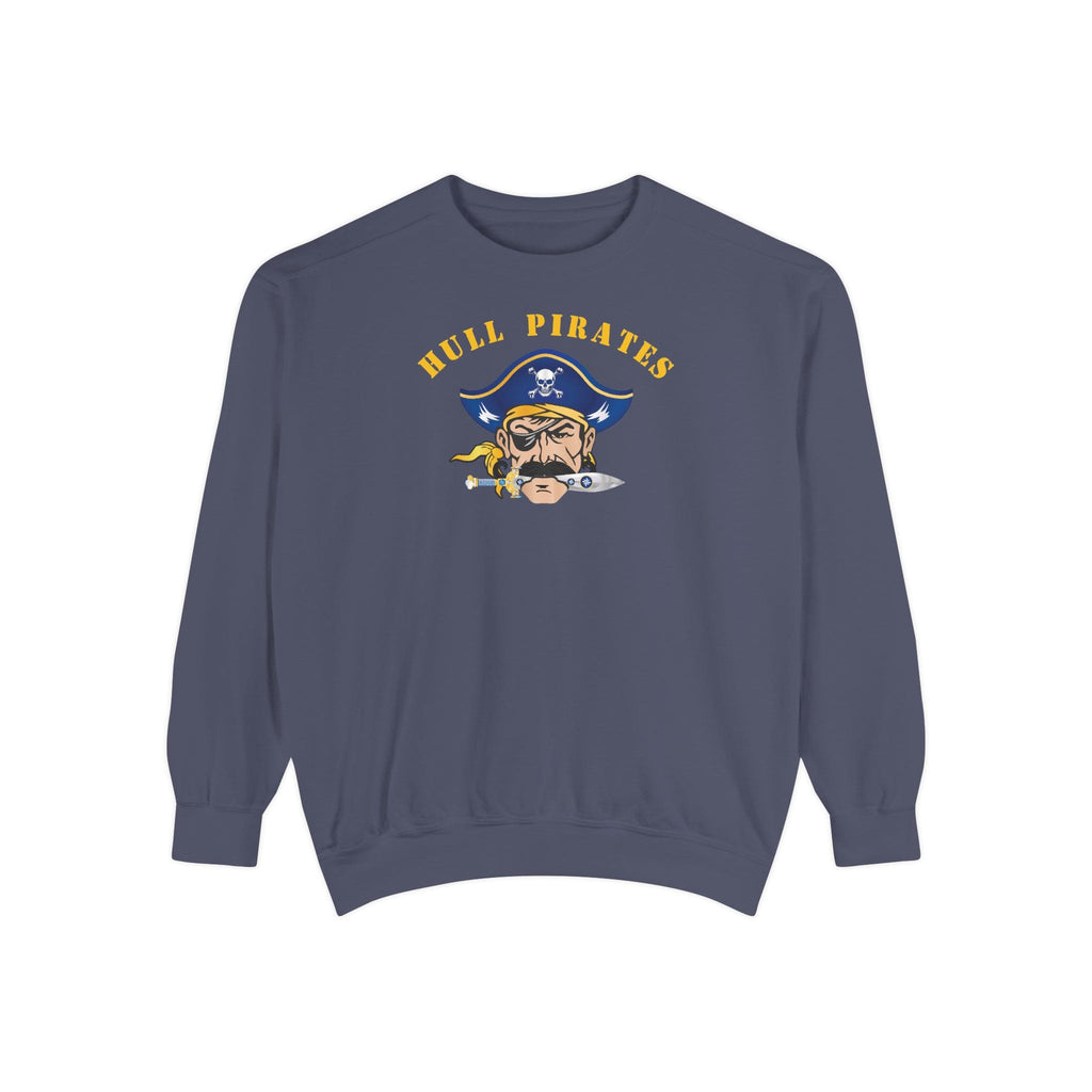 Hull Pirates - Adult Garment Dyed Sweatshirt - Comfort Colors Brand