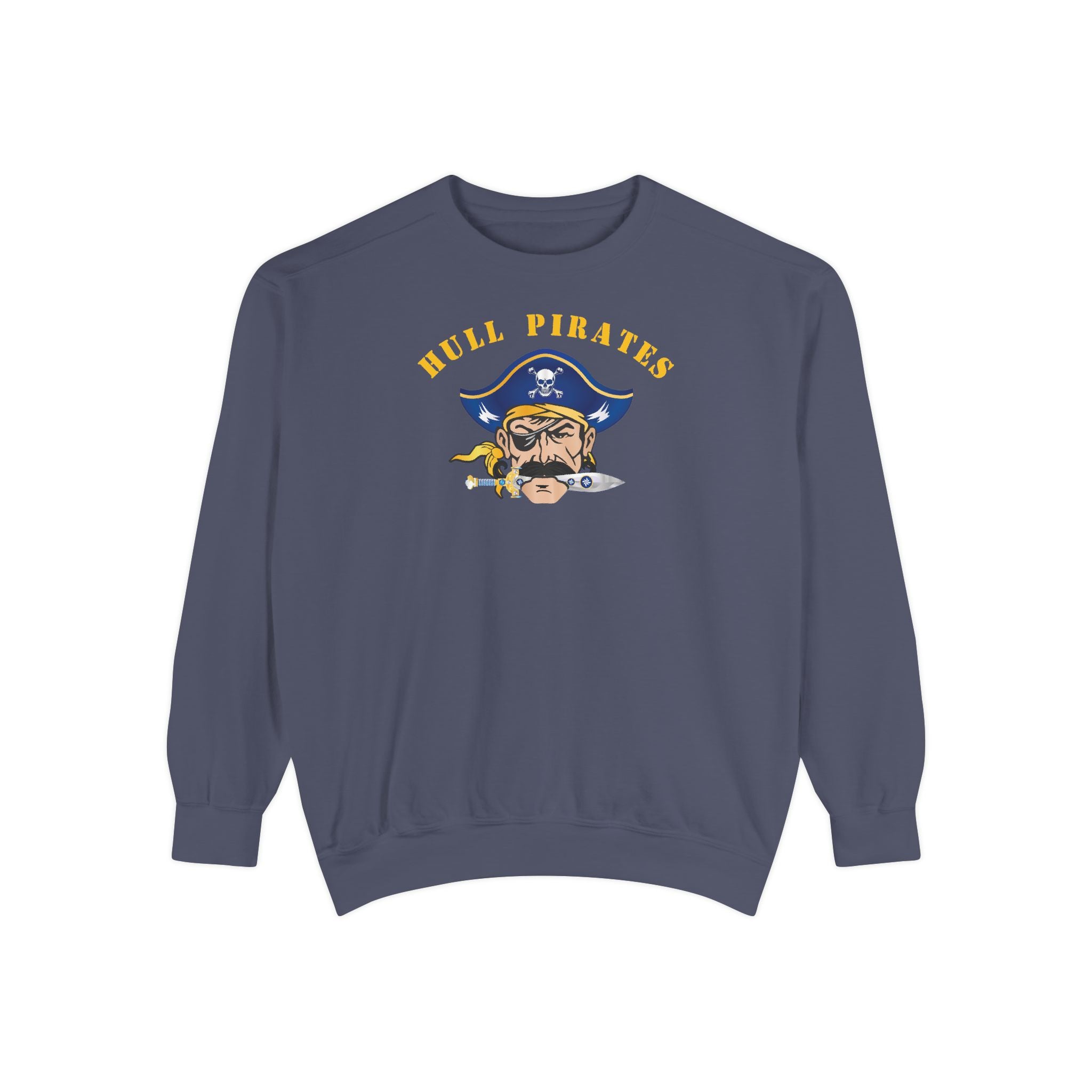 Hull Pirates - Adult Garment Dyed Sweatshirt - Comfort Colors Brand
