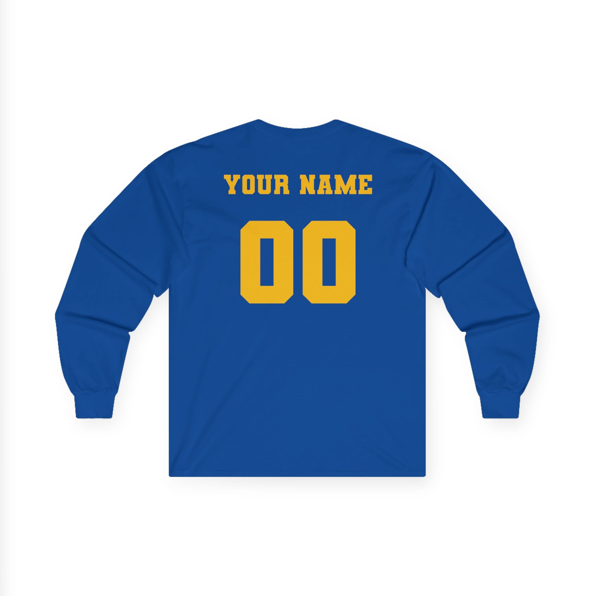 Hull Pirates - Adult Cotton Long Sleeve T-Shirt, Optional Name/Number Personalization