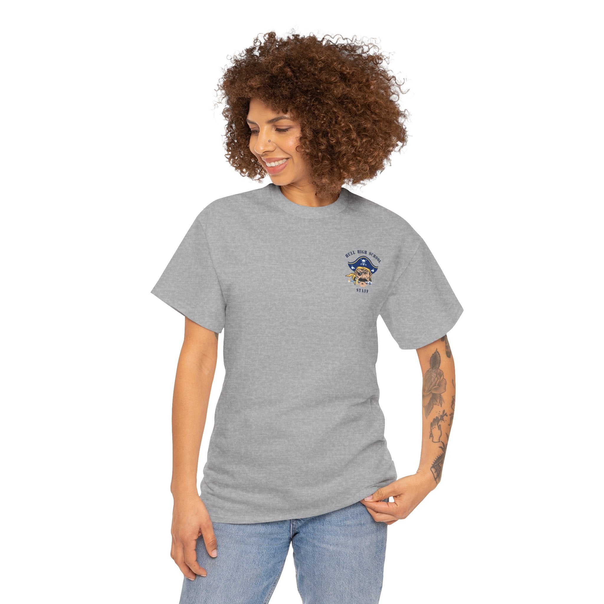 Hull High School - Hull Pirates - Adult Cotton T-Shirt
