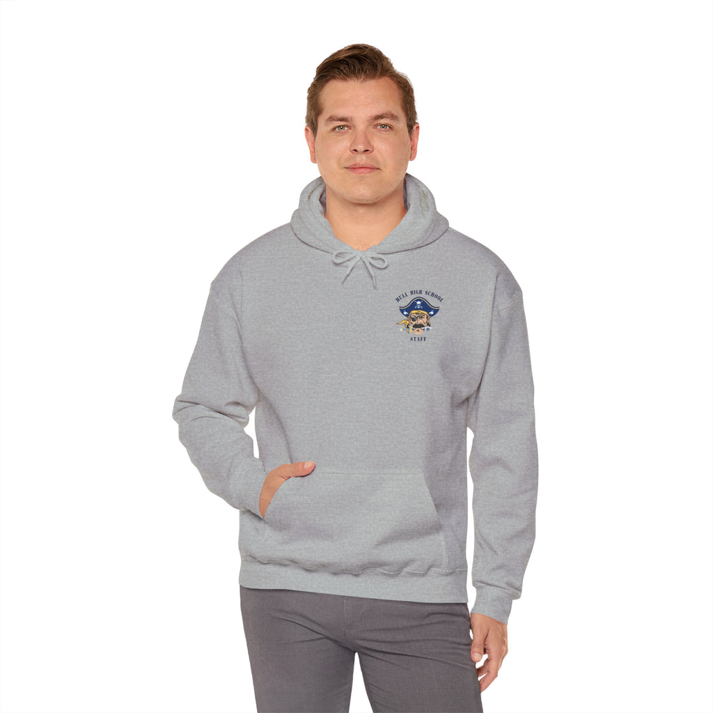 Hull High School - Hull Pirates - Adult Fleece Pullover Hoodie