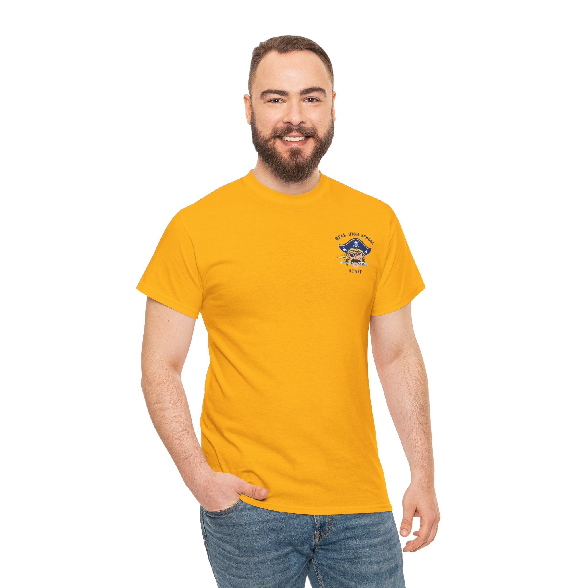 Hull High School - Hull Pirates - Adult Cotton T-Shirt
