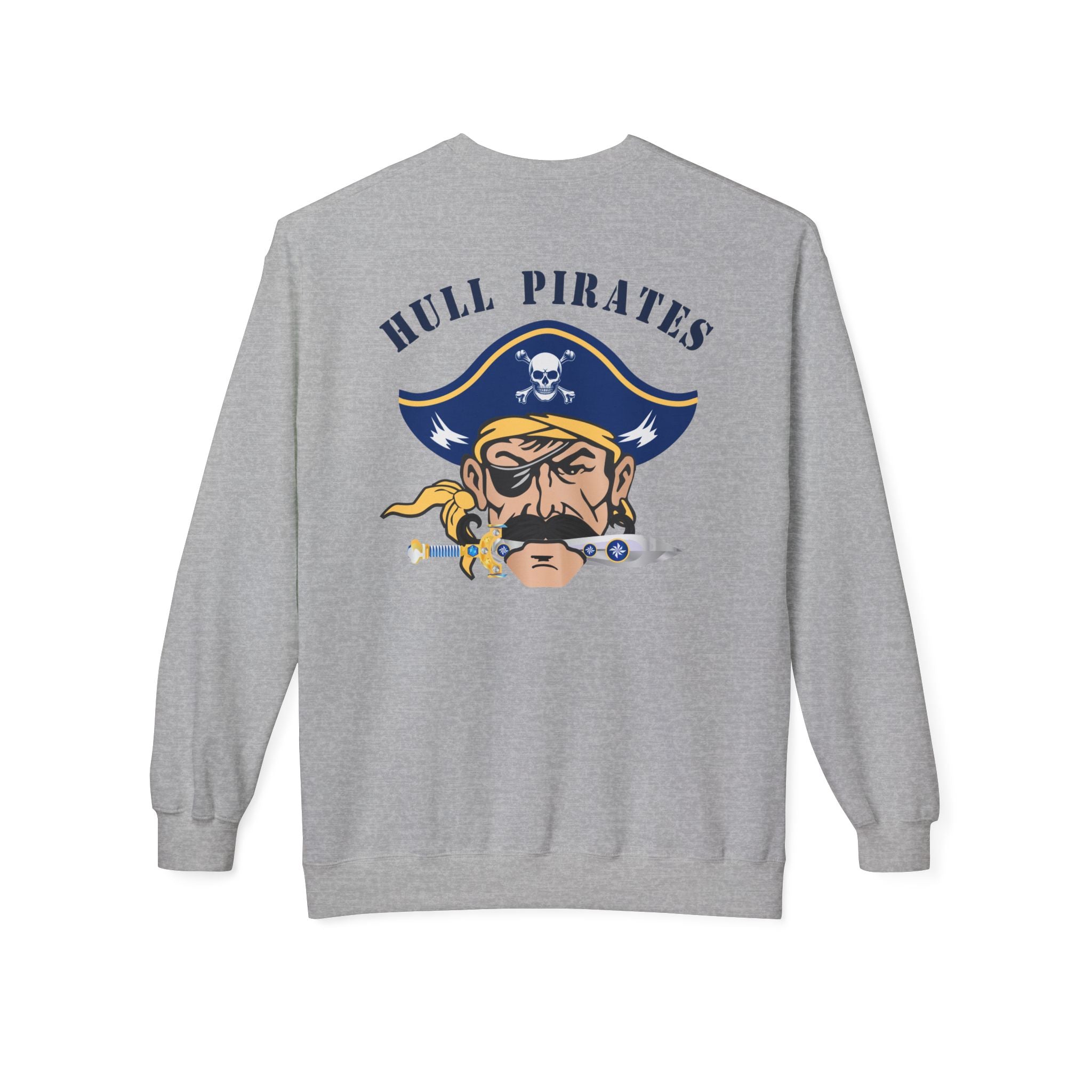 Hull High School - Hull Pirates - Adult Crewneck Sweatshirt