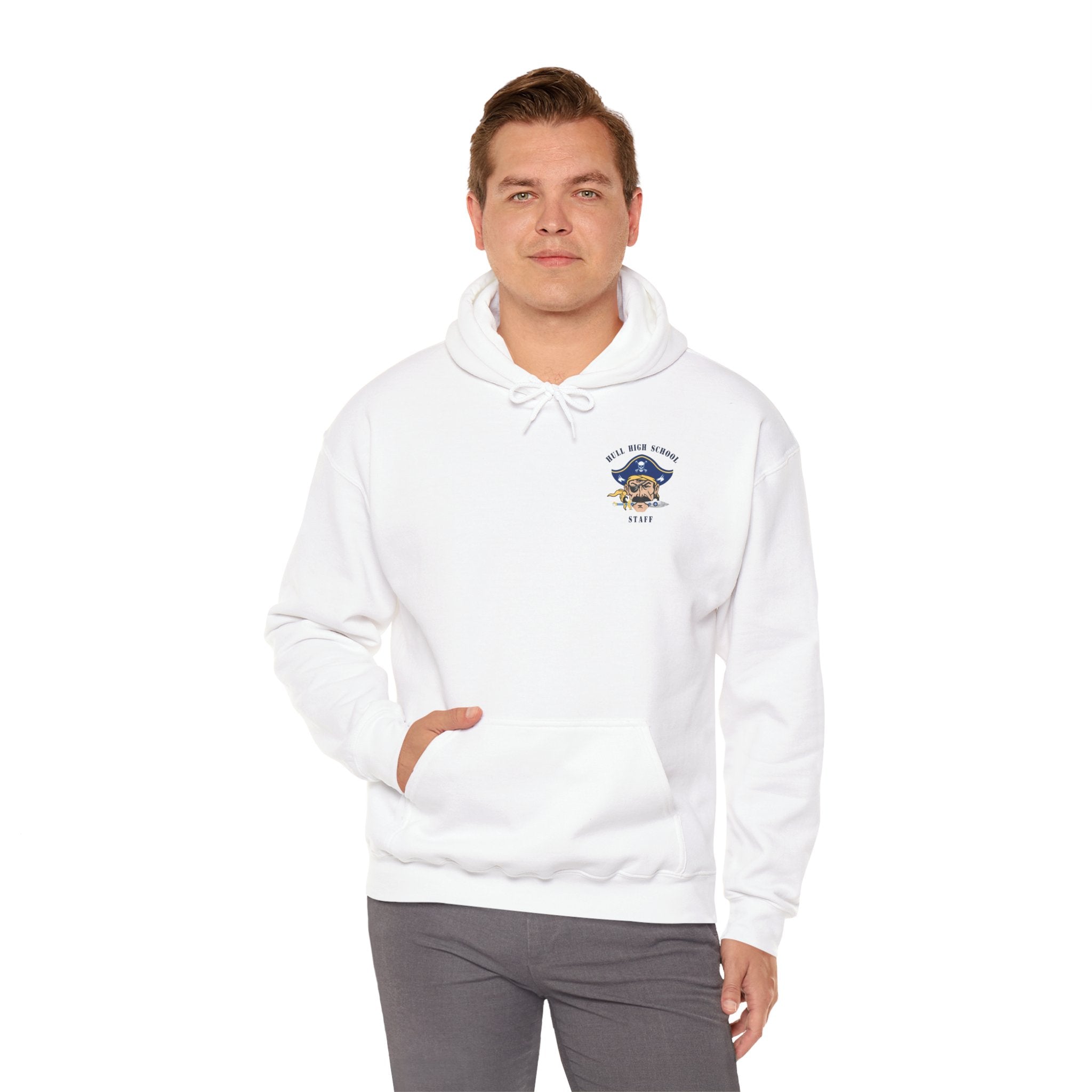Hull High School - Hull Pirates - Adult Fleece Pullover Hoodie