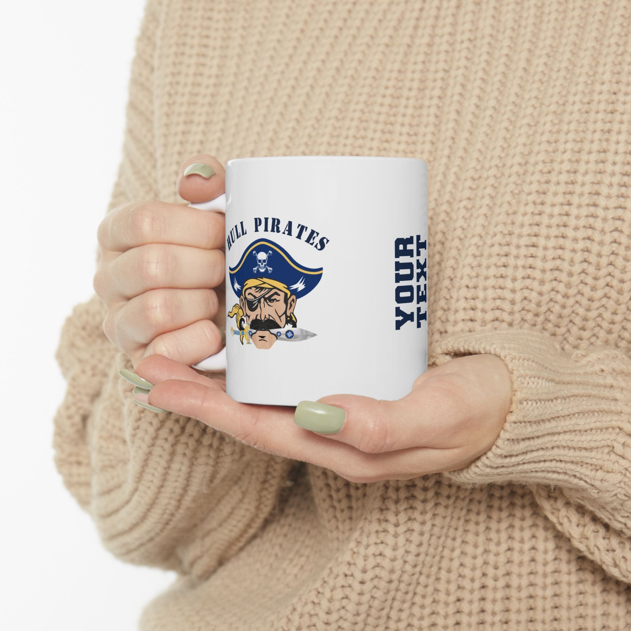 Hull Pirates - Ceramic Coffee Mug, Personalized