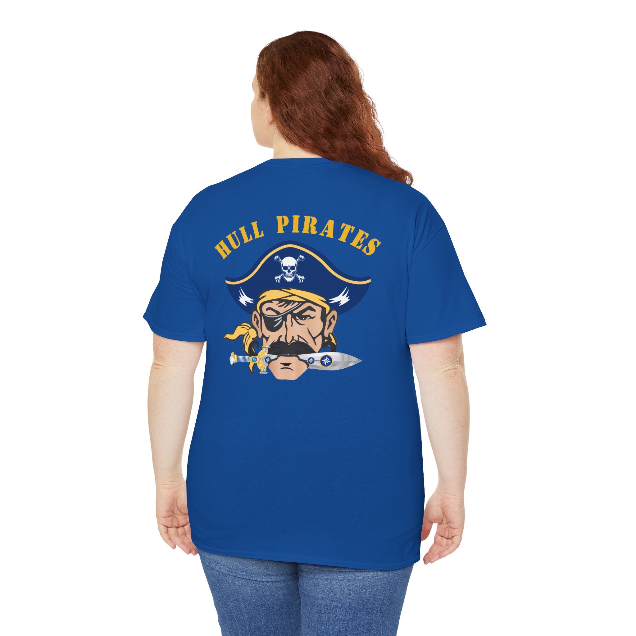 Hull High School - Hull Pirates - Adult Cotton T-Shirt