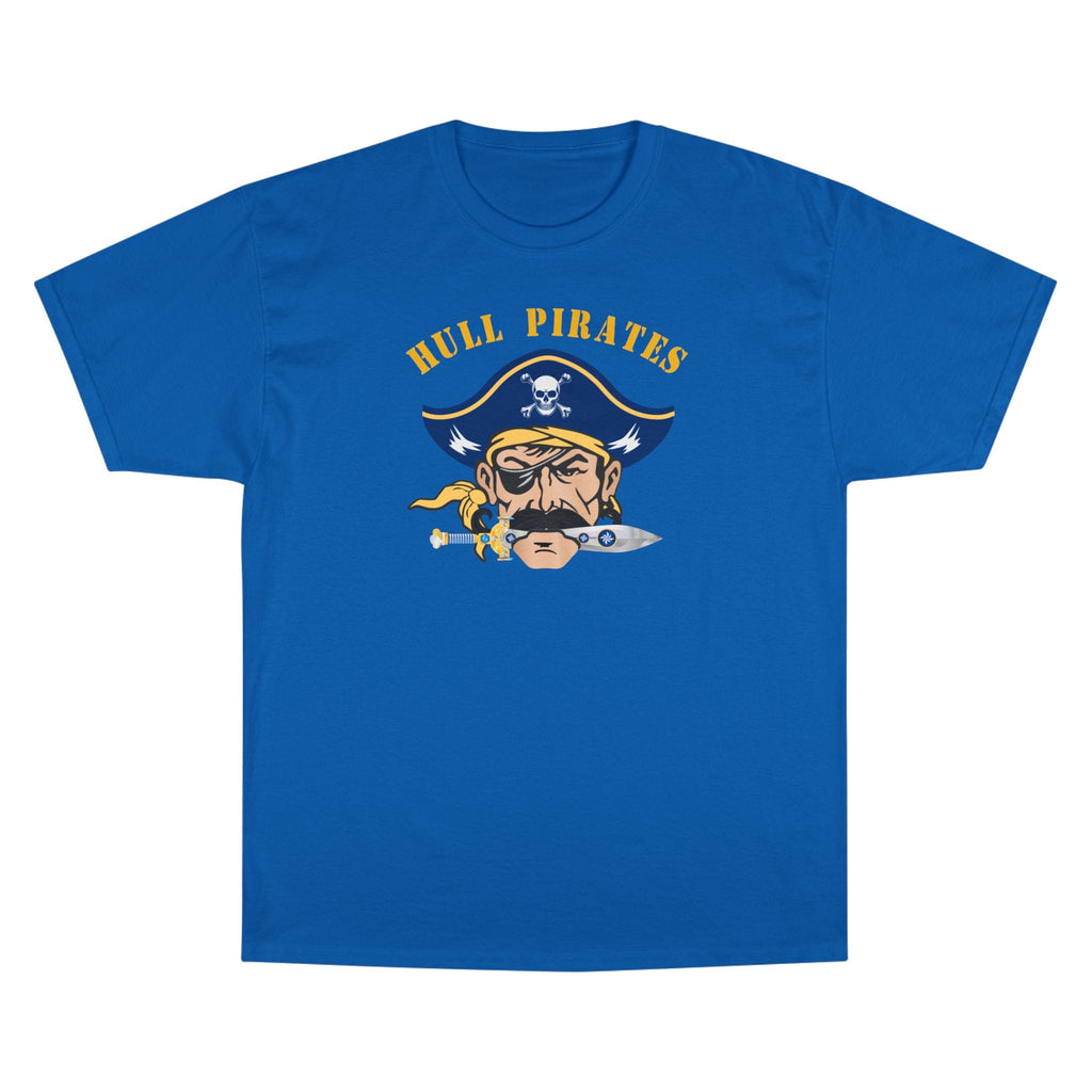 Hull Pirates – Champion Adult Cotton T‑Shirt, Optional Name/Number Personalization