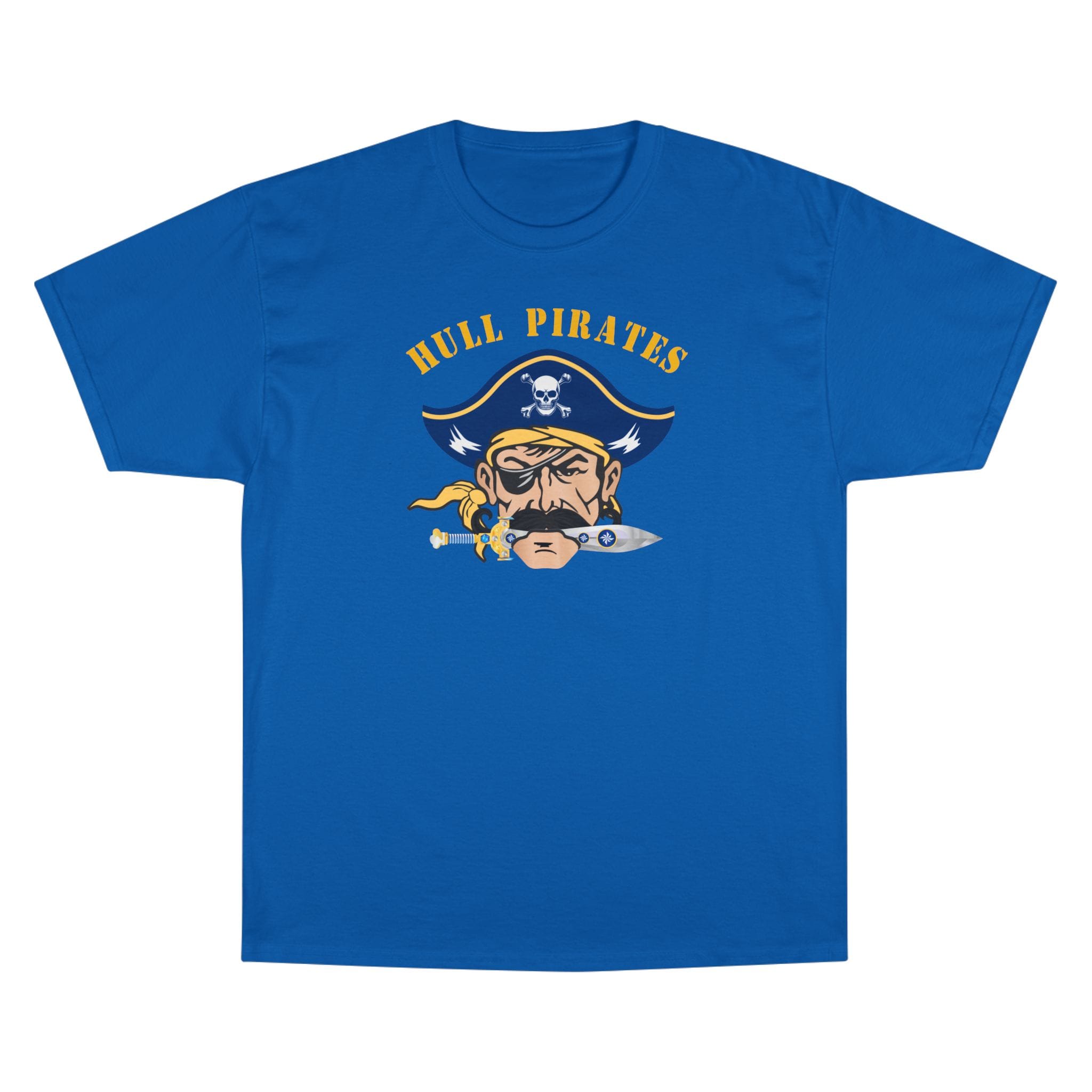 Hull Pirates – Champion Adult Cotton T‑Shirt, Optional Name/Number Personalization