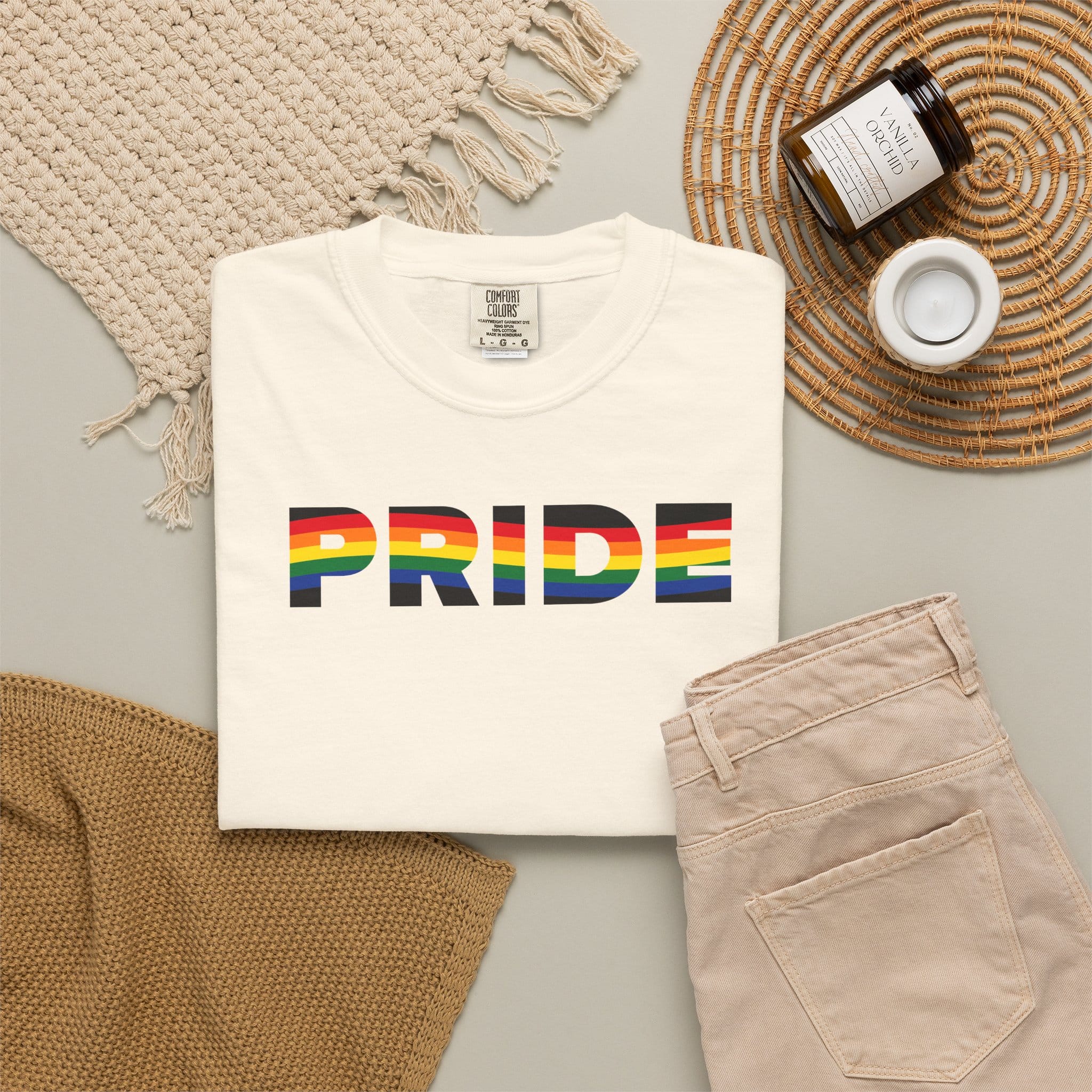 PRIDE Graphic Tee – Comfort Colors - Garment‑Dyed Unisex Shirt