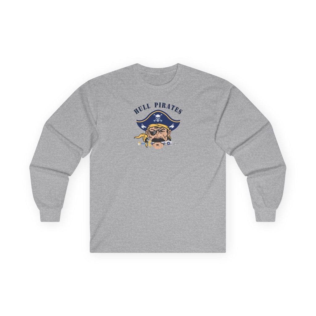 Hull Pirates - Adult Cotton Long Sleeve T-Shirt