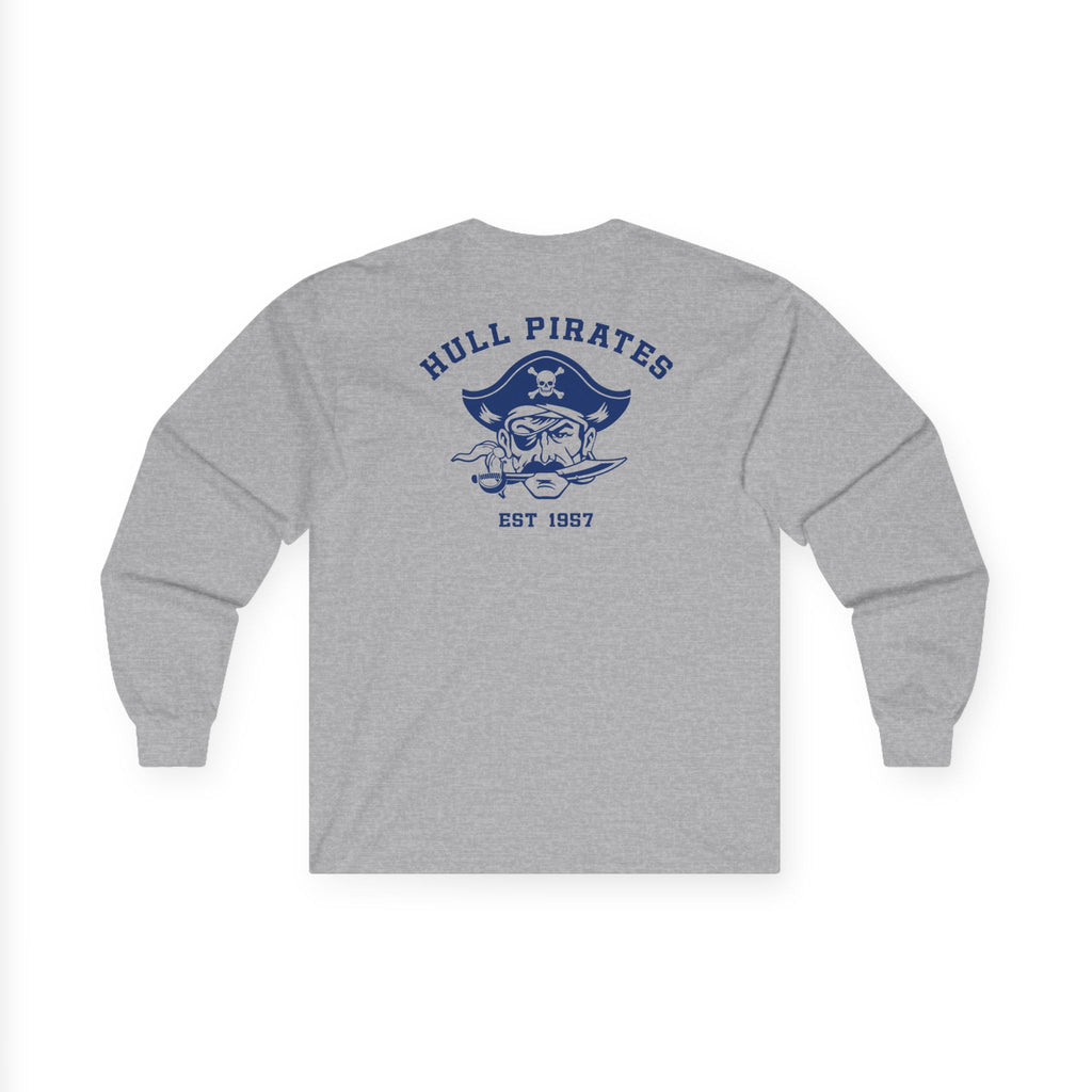 Vintage Hull Pirates - Adult Cotton Long Sleeve T-Shirt