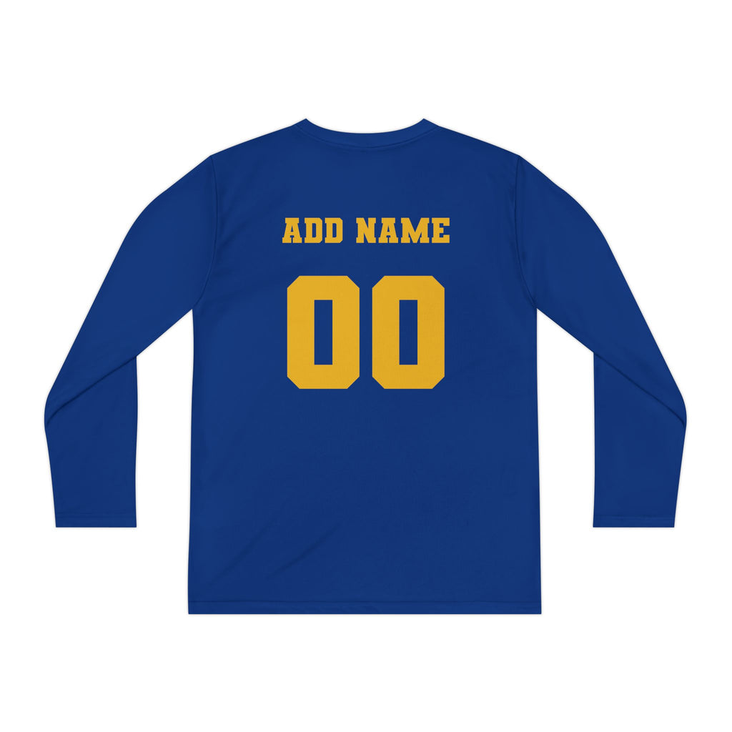 Hull Pirates - Kids Performance Long Sleeve T-Shirt, Name/Number Personalization