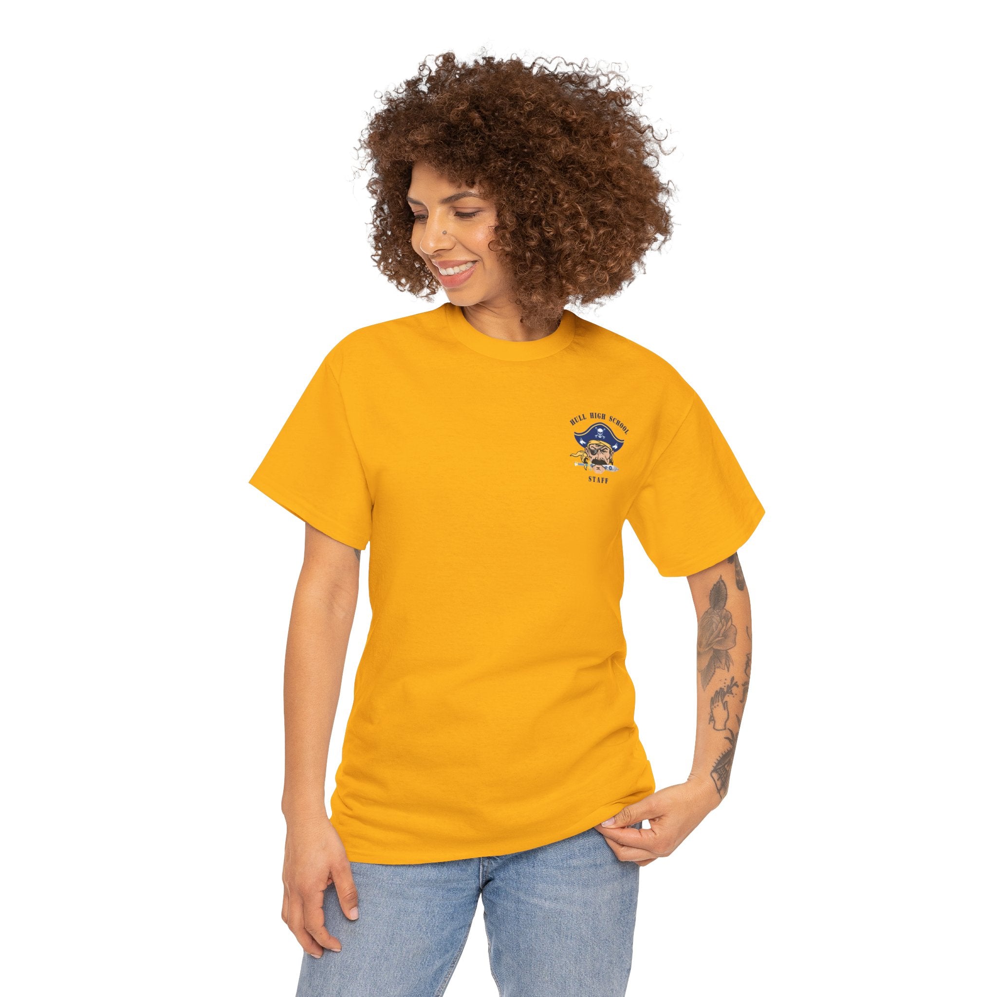 Hull High School - Hull Pirates - Adult Cotton T-Shirt