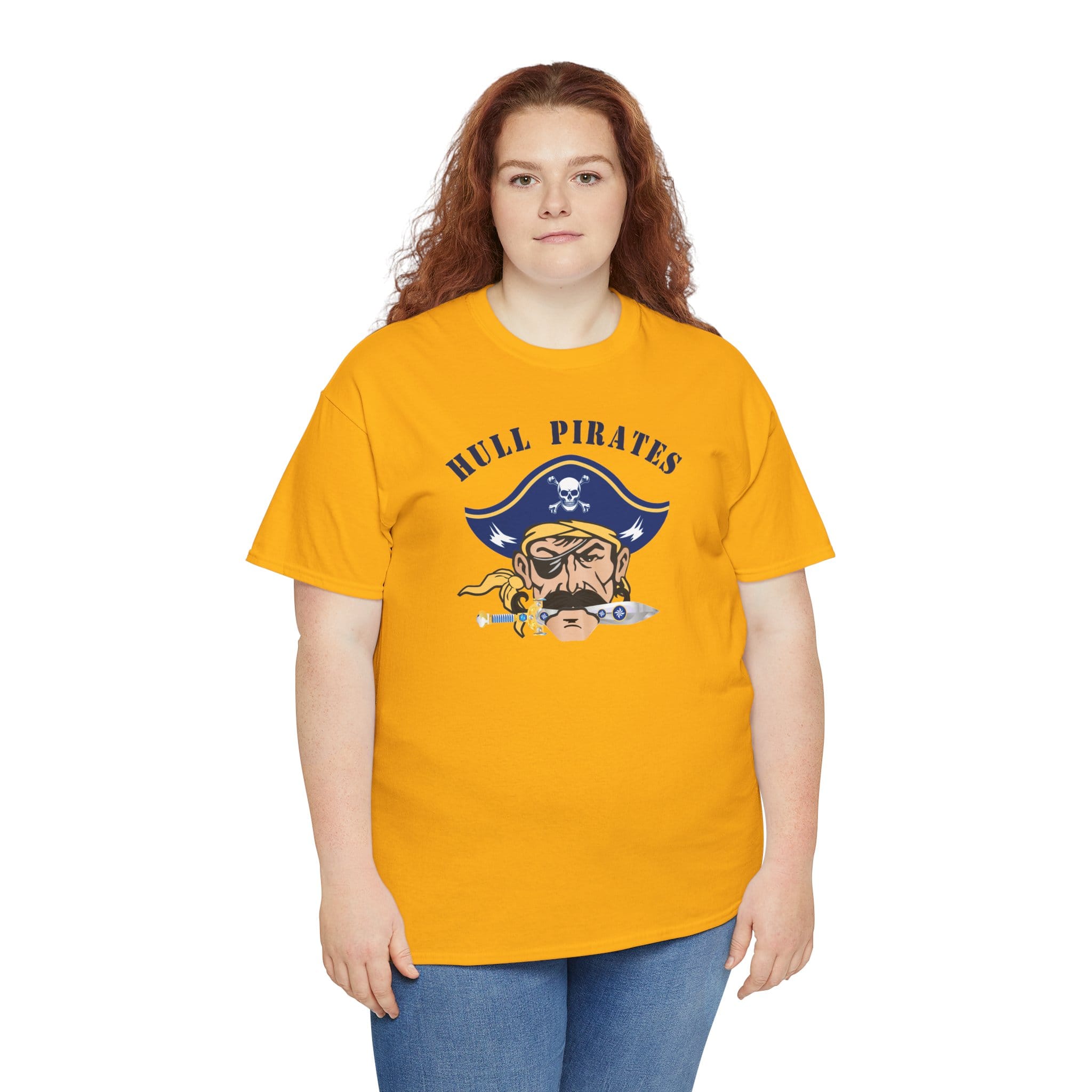 Hull Pirates - Adult Cotton T-Shirt, Optional Name/Number Personalization