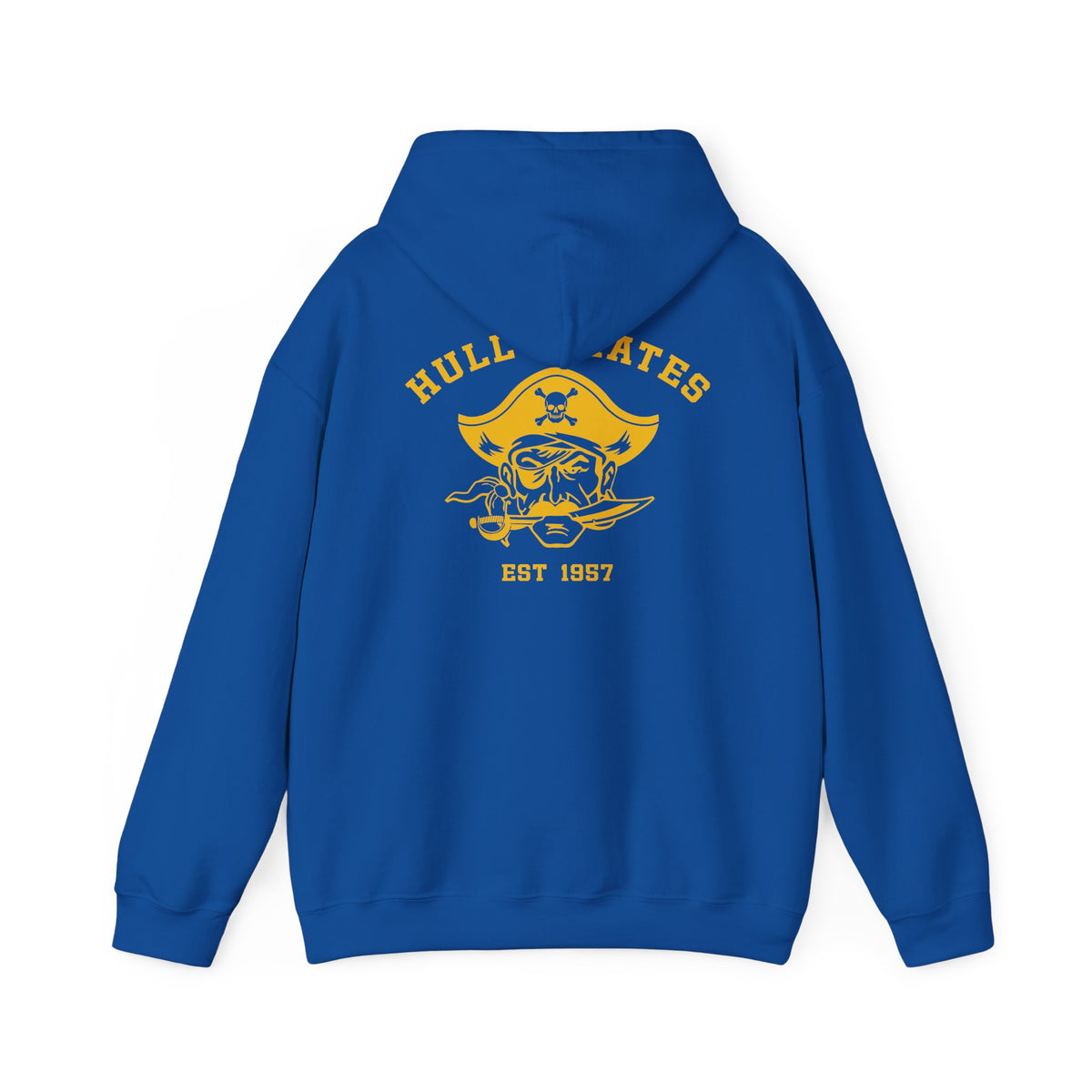 Hull High School - Hull Pirates - Adult Fleece Pullover Hoodie