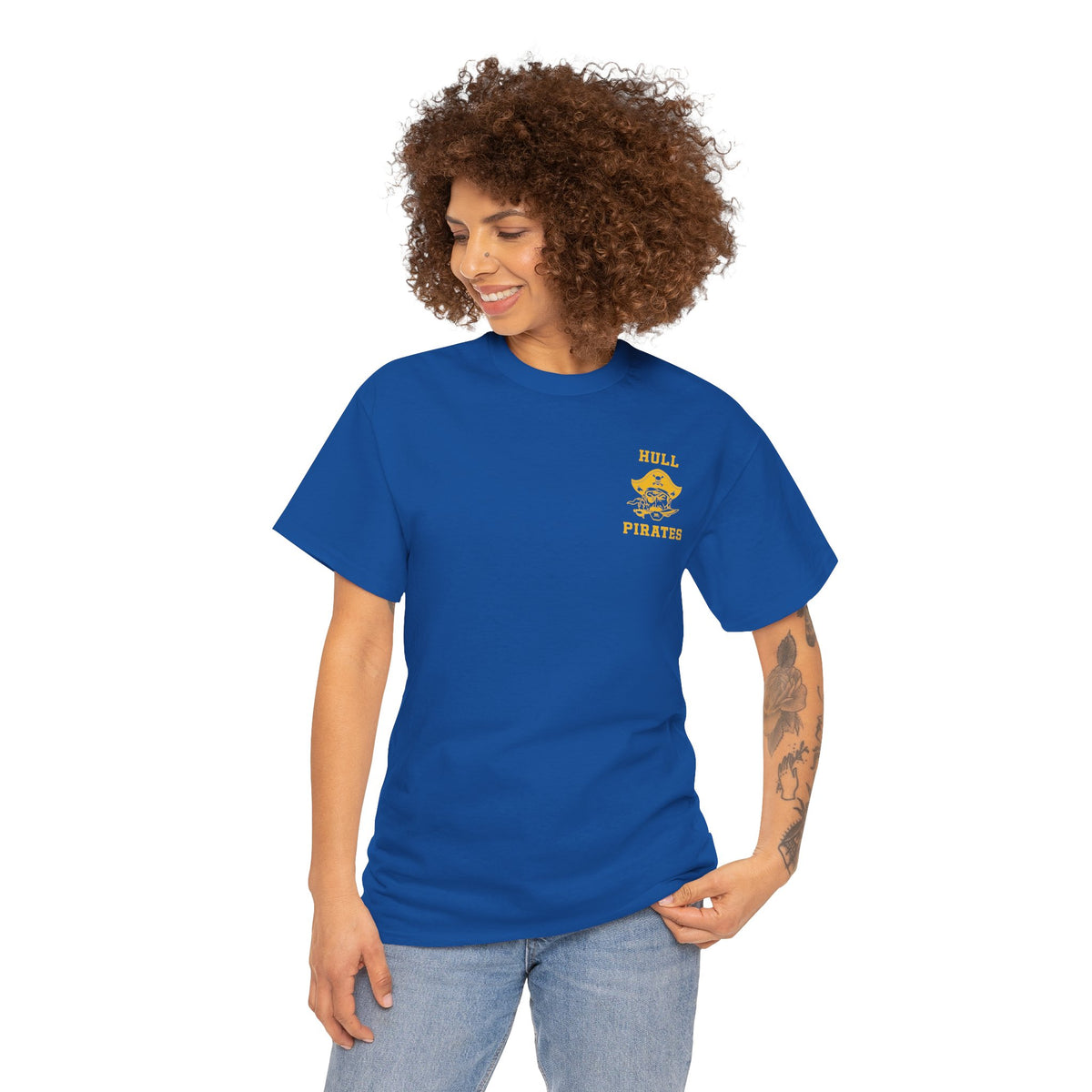 Vintage Hull Pirates - Adult Cotton T-Shirt